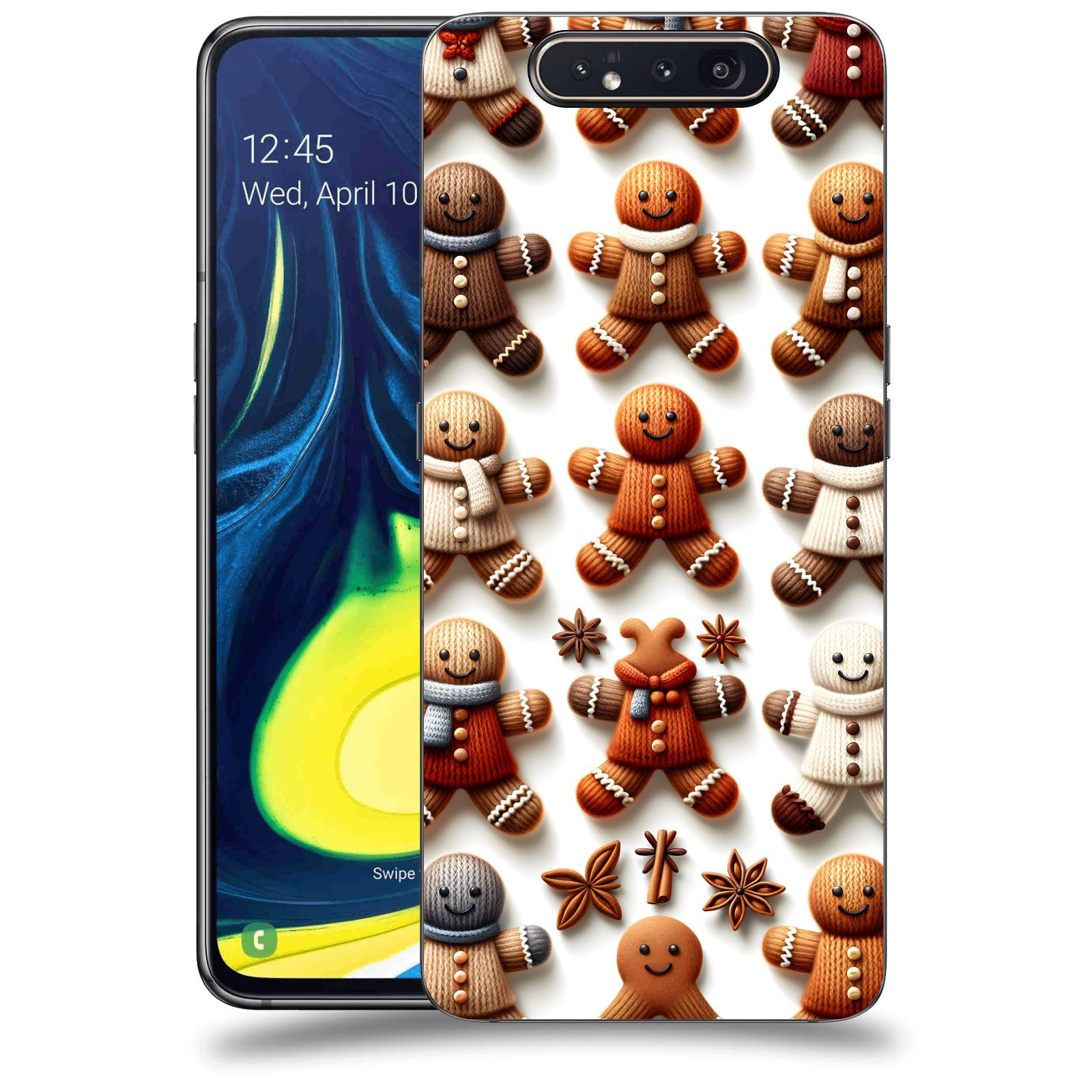 ACOVER Kryt na mobil Samsung Galaxy A80 A805F - Perníčky 2
