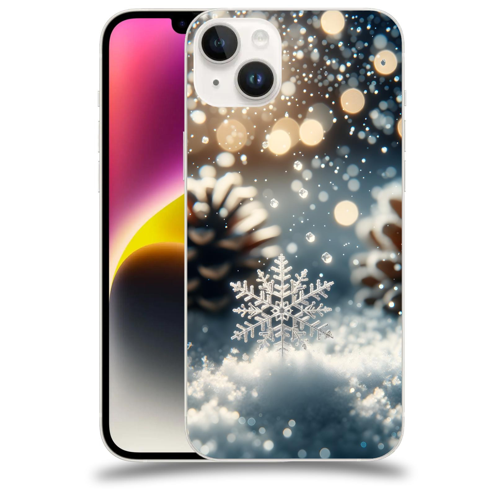 ACOVER Kryt na mobil Apple iPhone 14 Plus - Vločka