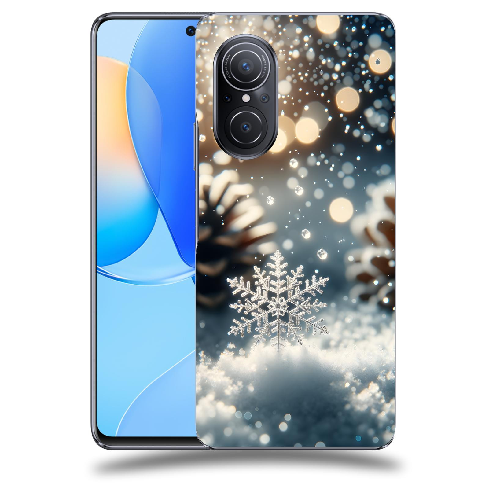 ACOVER Kryt na mobil Huawei Nova 9 SE - Vločka