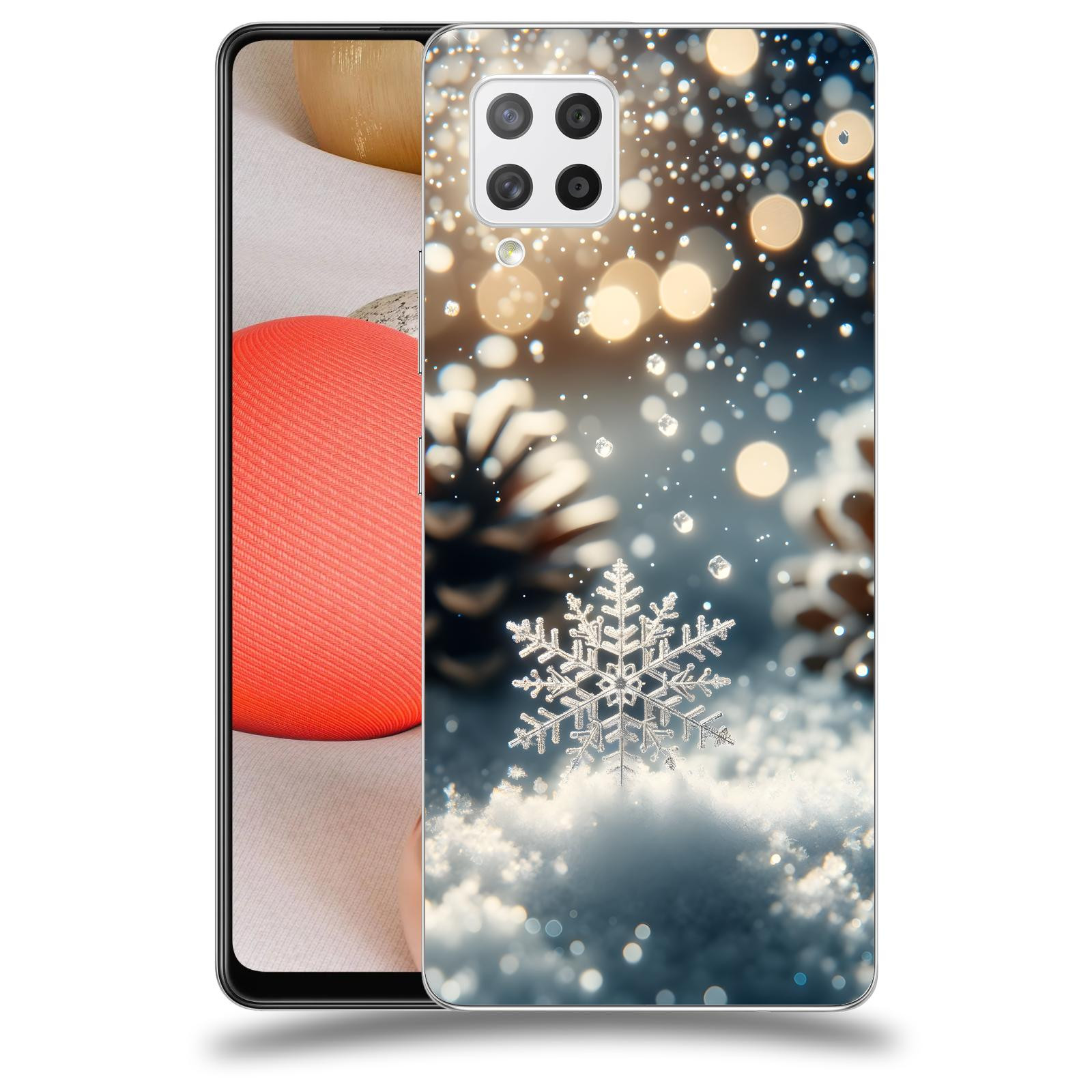 ACOVER Kryt na mobil Samsung Galaxy A42 A426B - Vločka