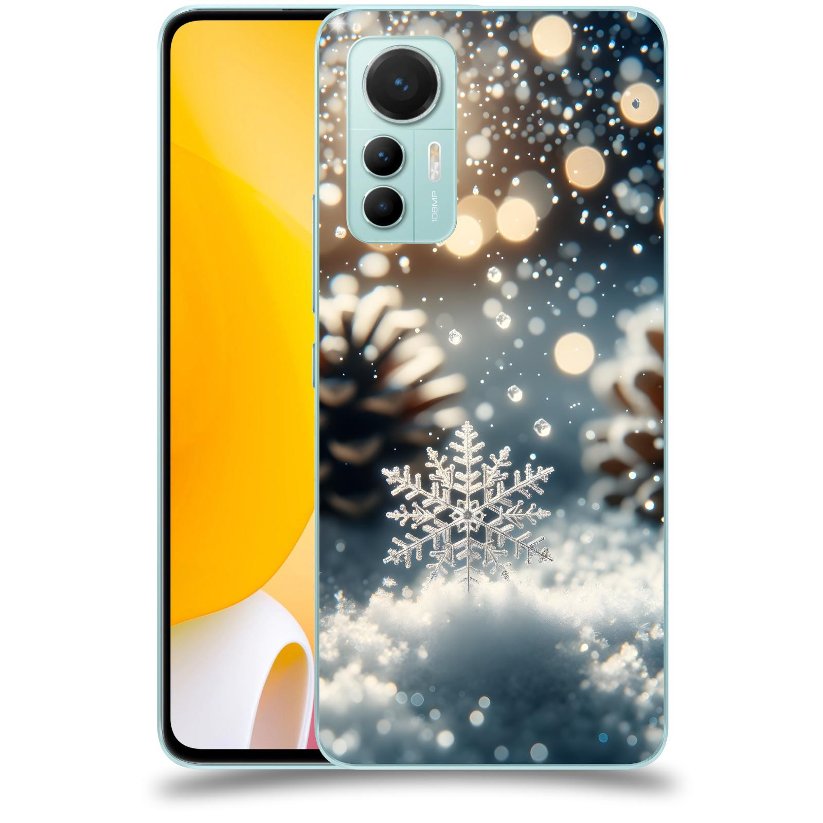 ACOVER Kryt na mobil Xiaomi 12 Lite - Vločka