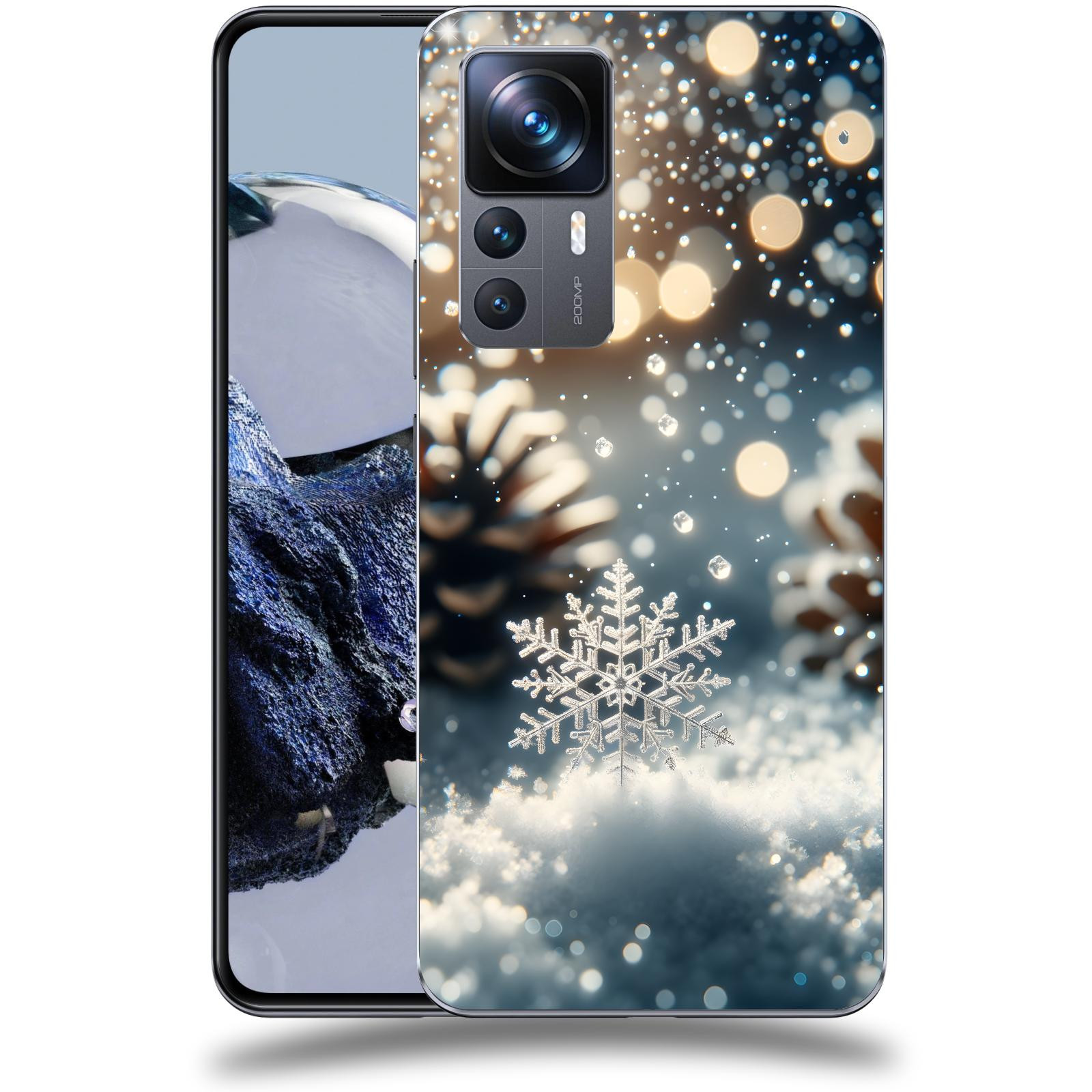 ACOVER Kryt na mobil Xiaomi 12T Pro - Vločka