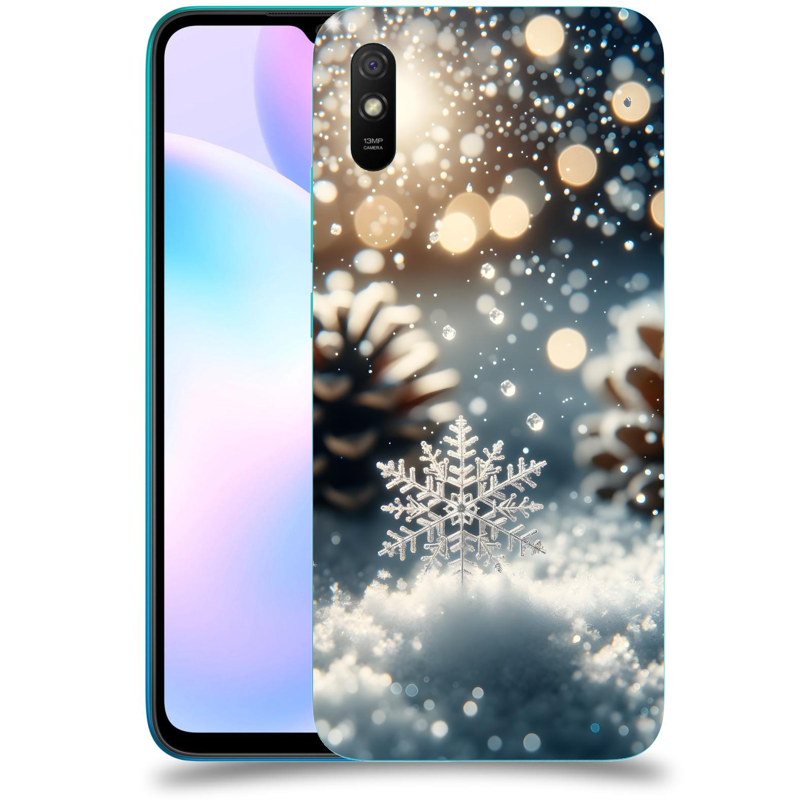 ACOVER Kryt na mobil Xiaomi Redmi 9AT - Vločka