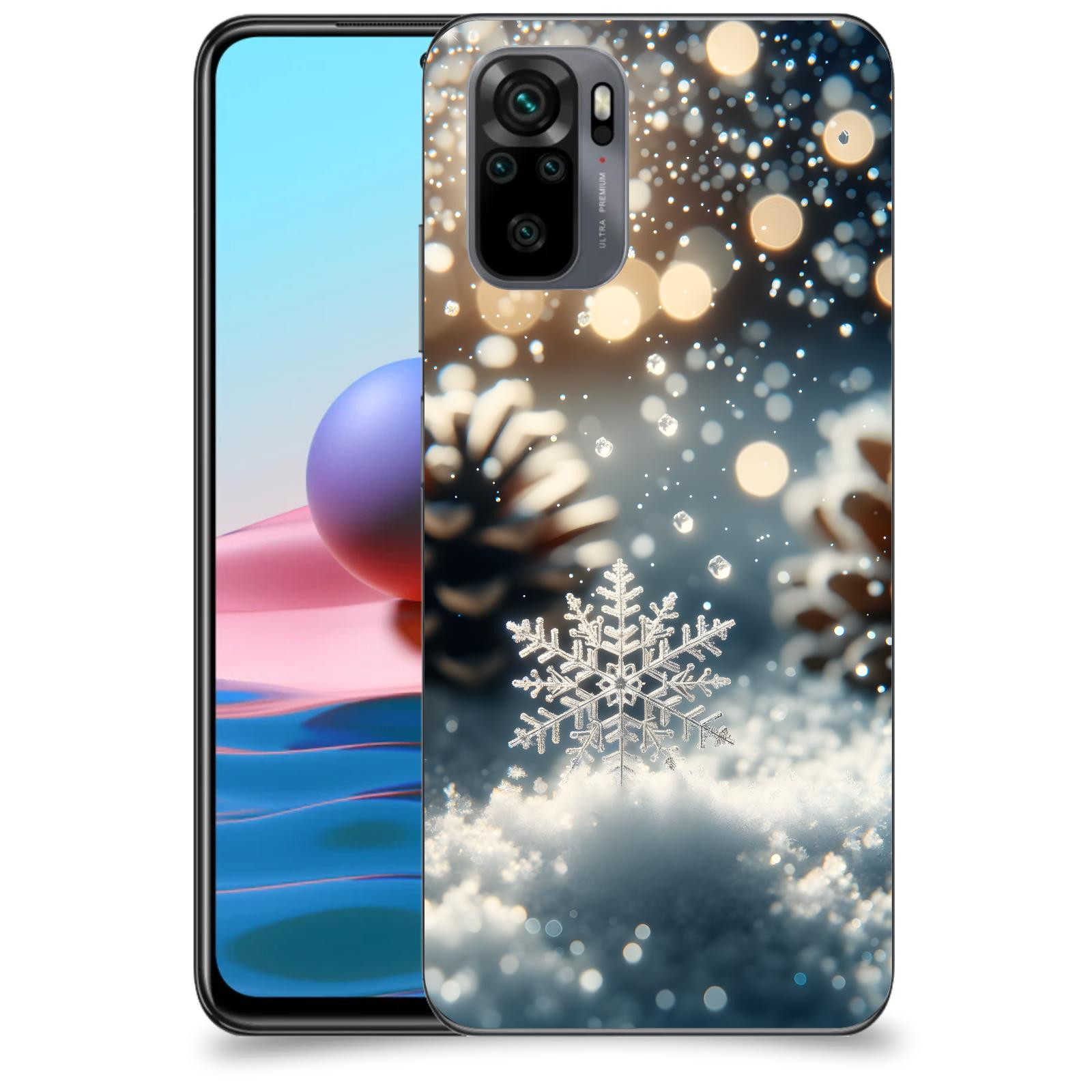 ACOVER Kryt na mobil Xiaomi Redmi Note 10 - Vločka