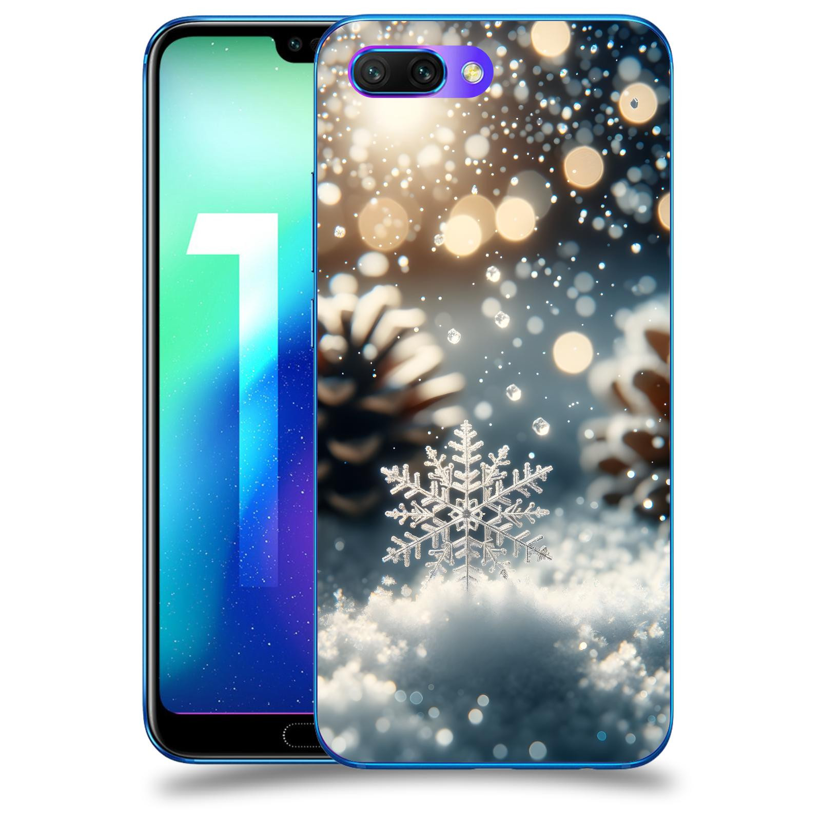 ACOVER Kryt na mobil Honor 10 - Vločka