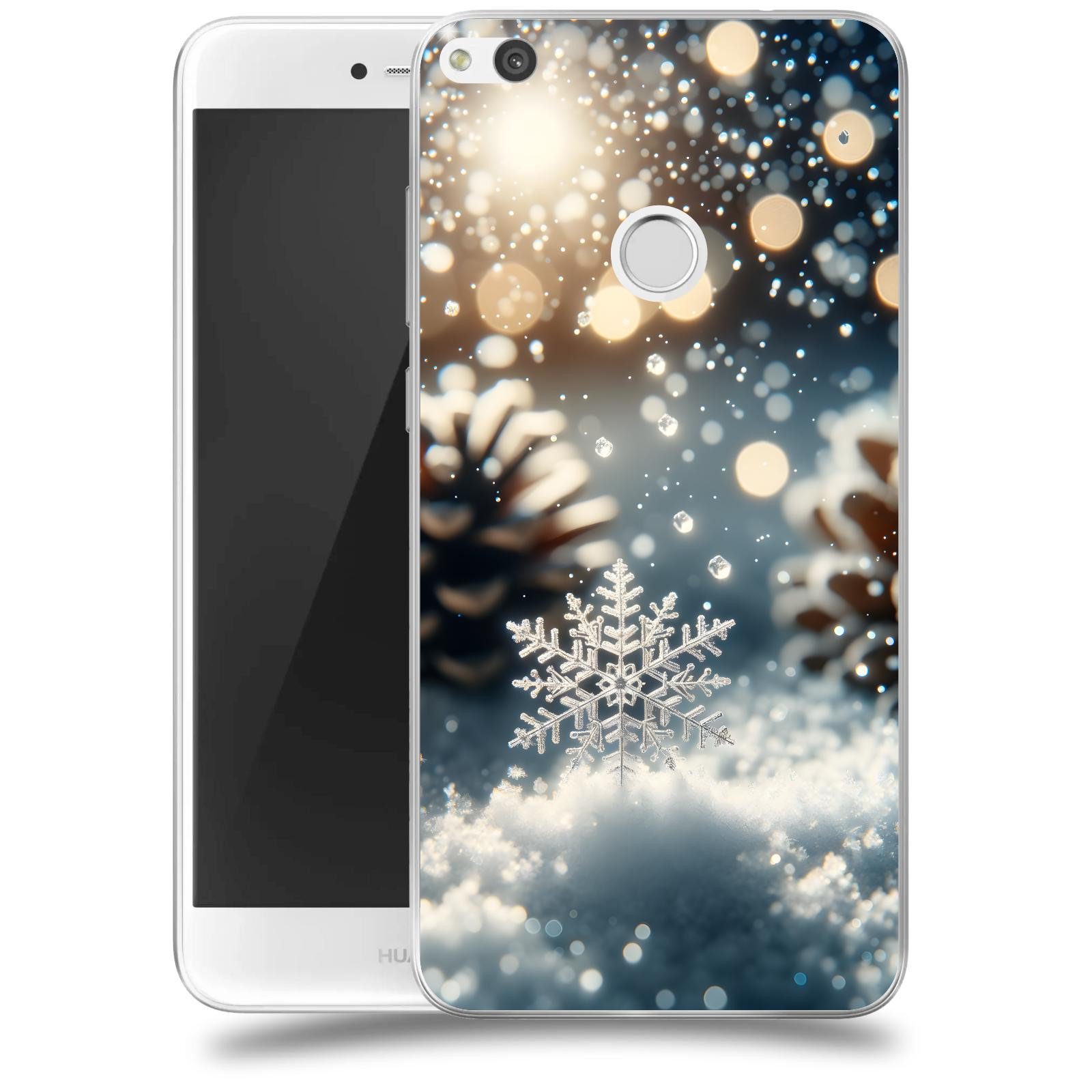 ACOVER Kryt na mobil Huawei P9 Lite 2017 - Vločka