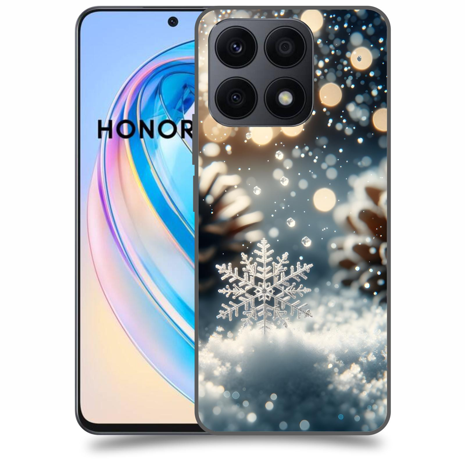 ACOVER Kryt na mobil Honor X8a - Vločka