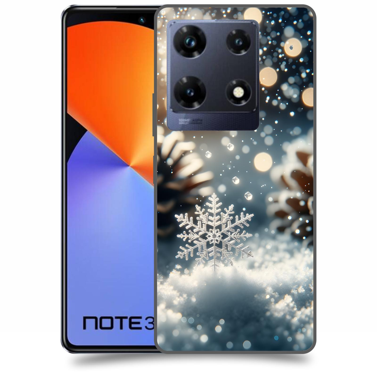 ACOVER Kryt na mobil Infinix Note 30 PRO - Vločka