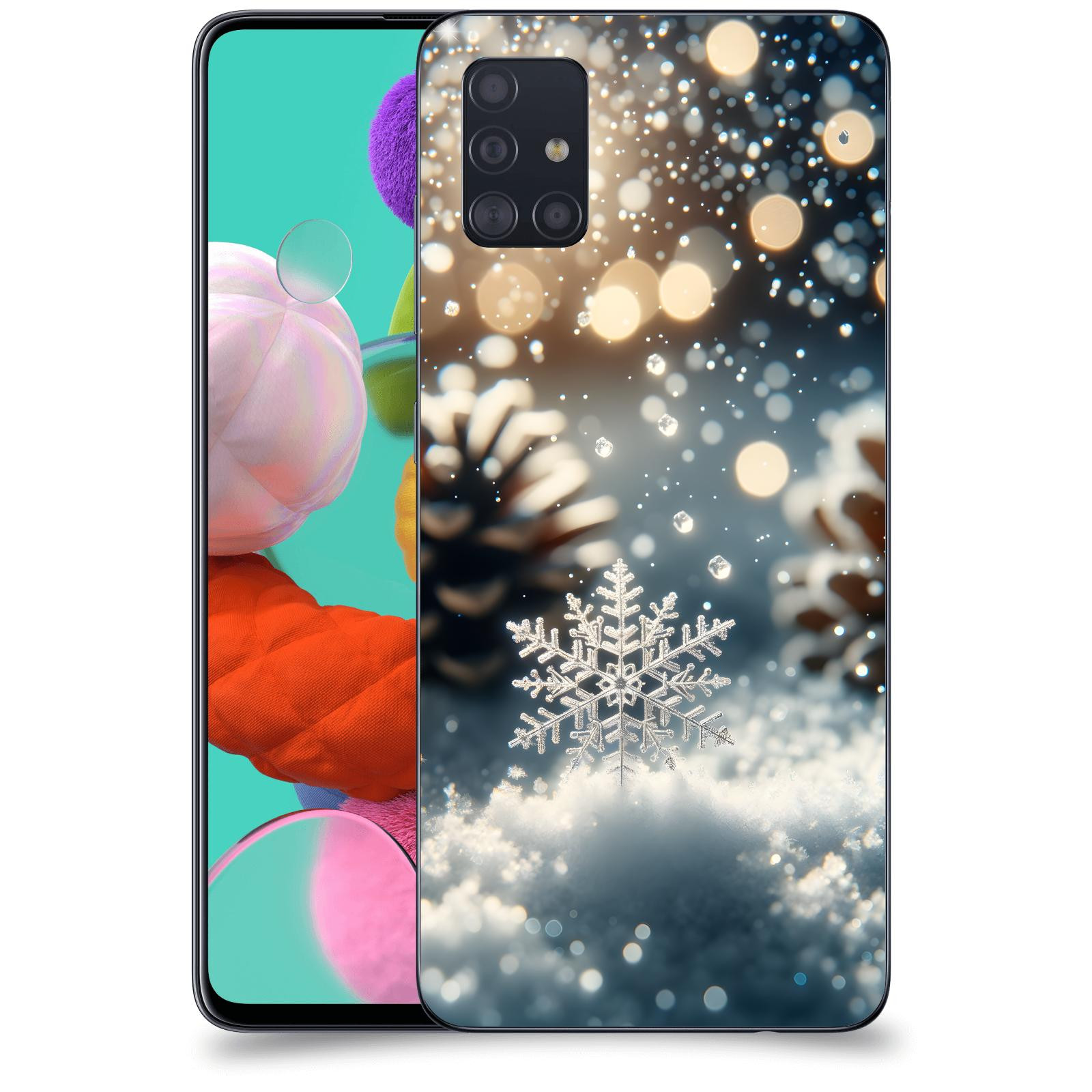 ACOVER Kryt na mobil Samsung Galaxy A51 A515F - Vločka