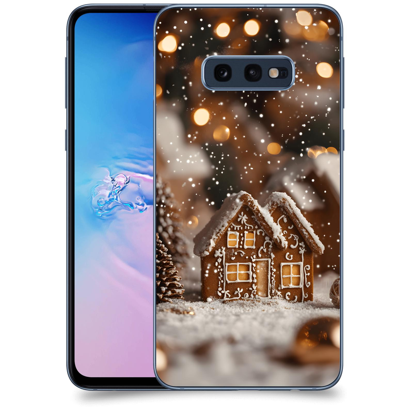ACOVER Kryt na mobil Samsung Galaxy S10e G970 - Perníková chaloupka