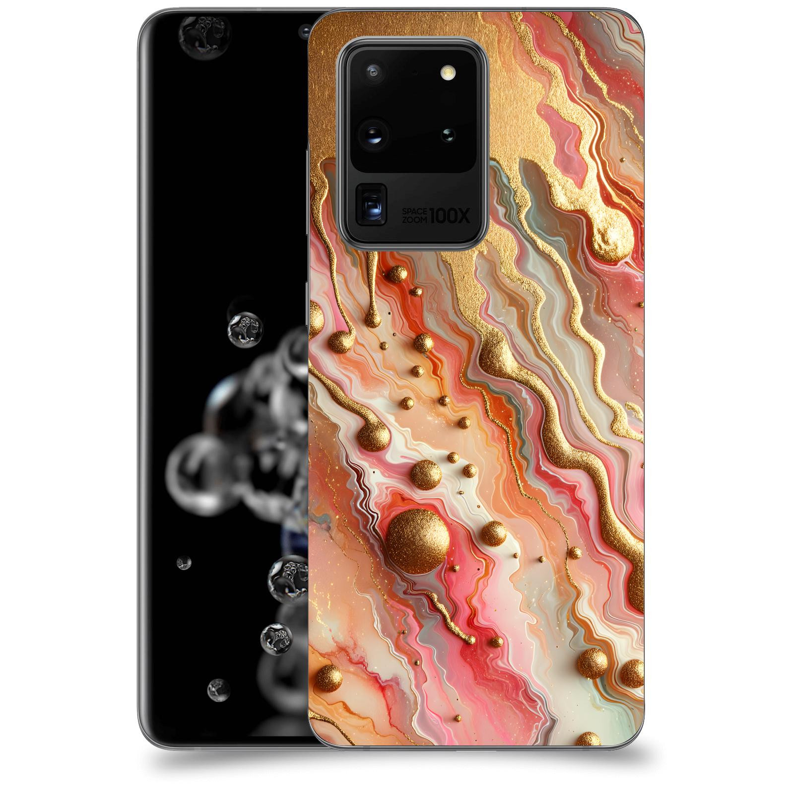 ACOVER Kryt na mobil Samsung Galaxy S20 Ultra 5G G988F - Liquid Gold