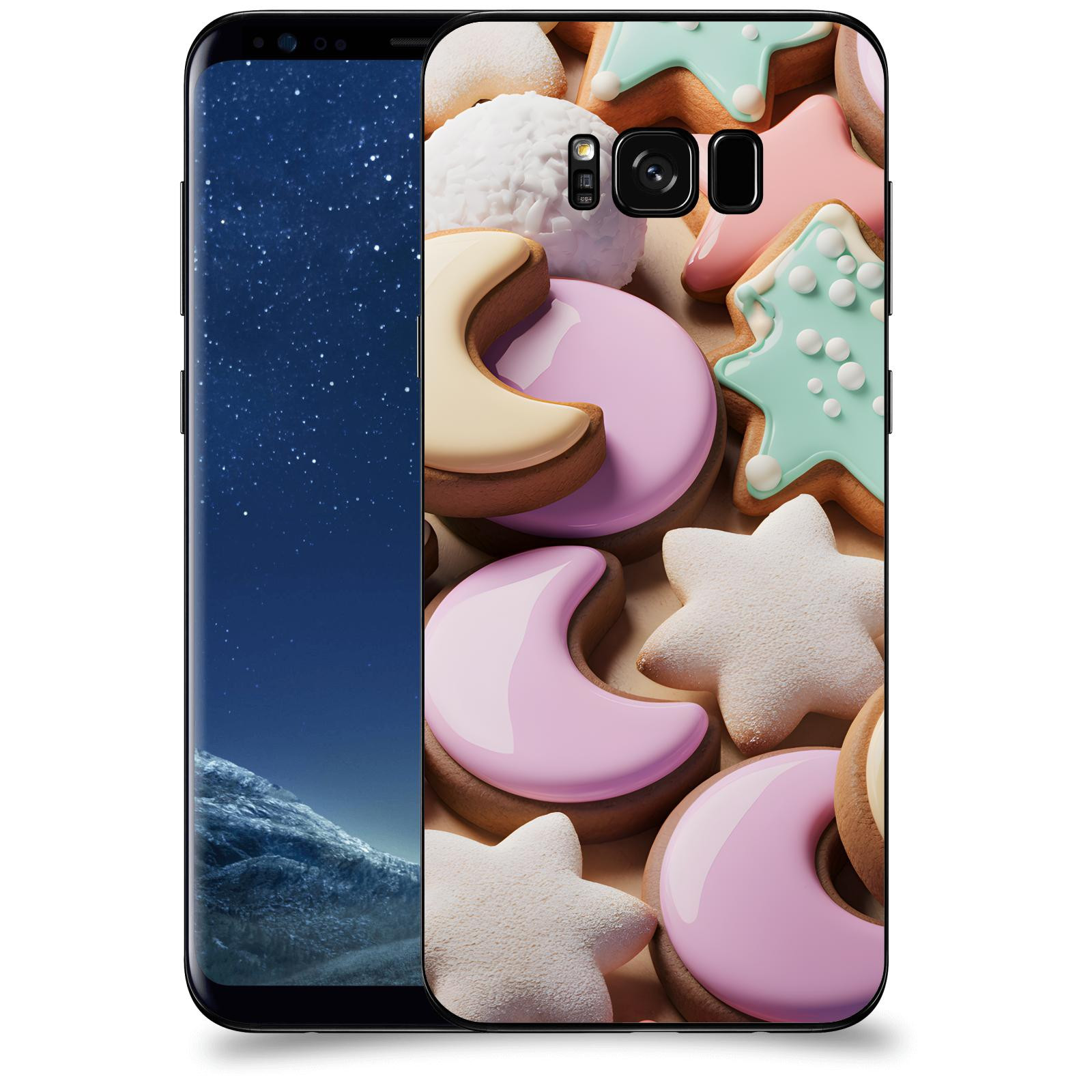 ACOVER Kryt na mobil Samsung Galaxy S8+ G955F - Vánoční cukroví