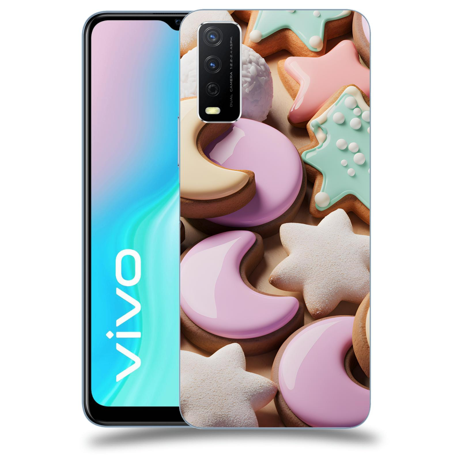 ACOVER Kryt na mobil Vivo Y11s - Vánoční cukroví