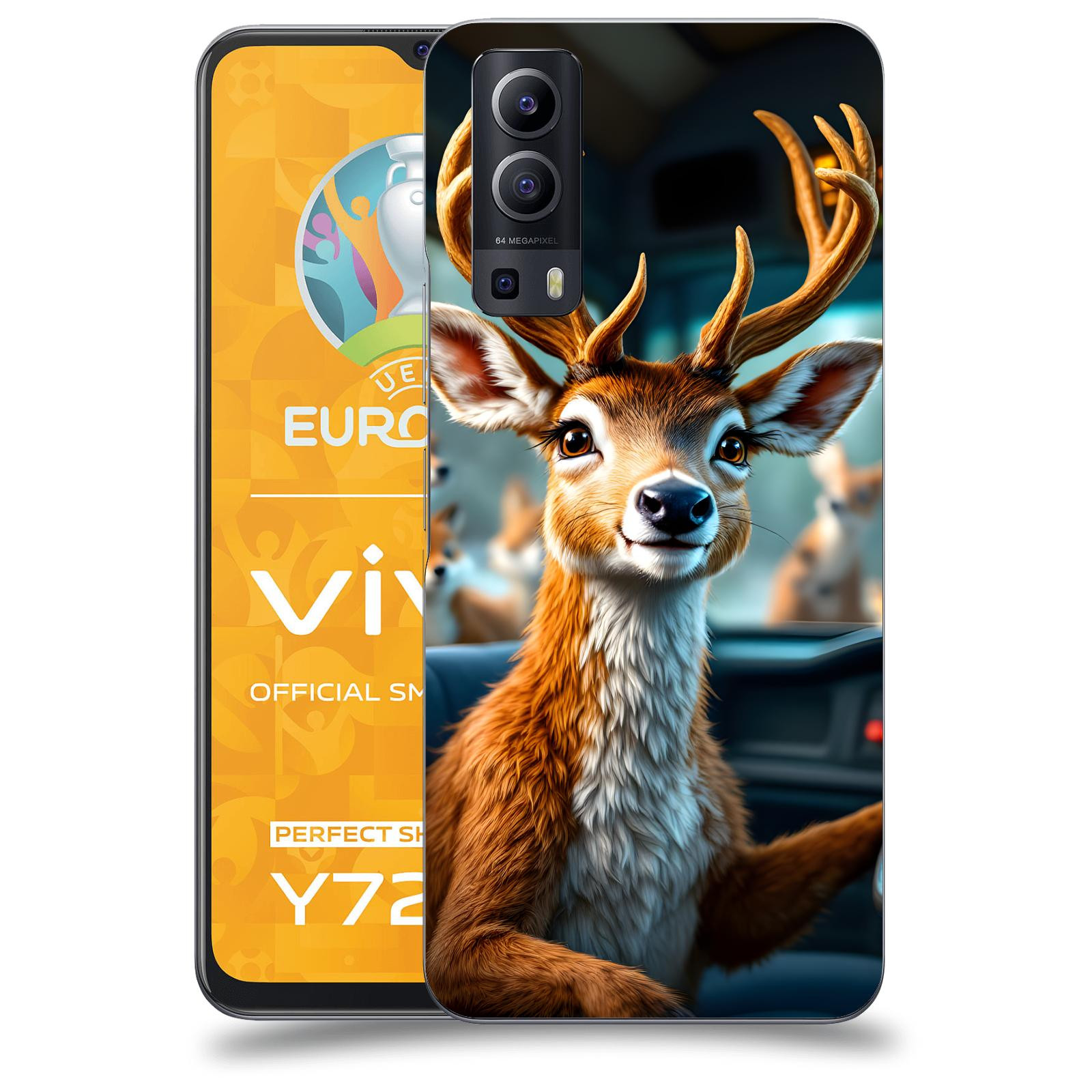 ACOVER Kryt na mobil Vivo Y72 5G - Jelen
