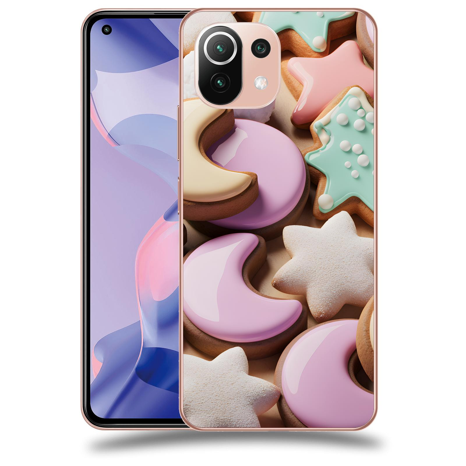 ACOVER Kryt na mobil Xiaomi 11 Lite 5G NE - Vánoční cukroví