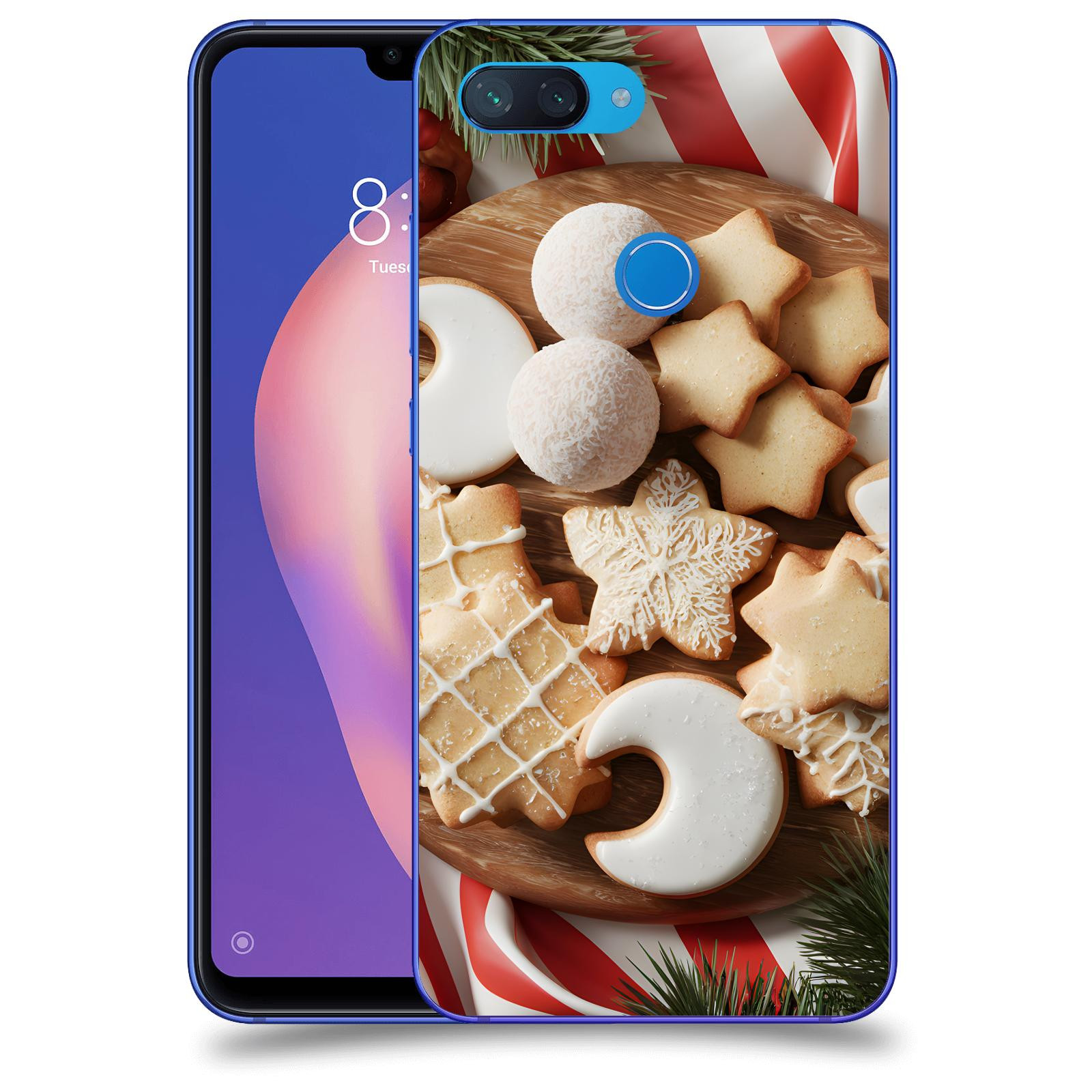 ACOVER Kryt na mobil Xiaomi Mi 8 Lite - Vánoční cukroví 2