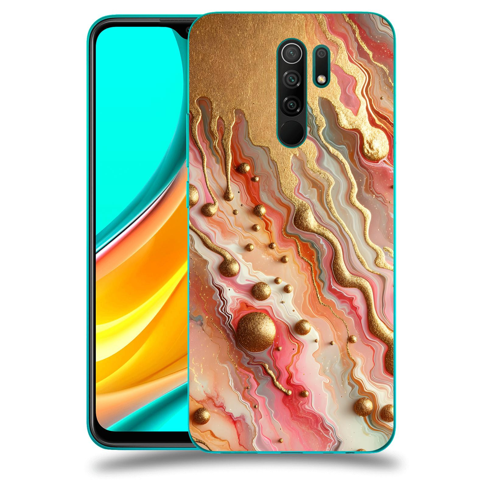 ACOVER Kryt na mobil Xiaomi Mi 9 - Liquid Gold