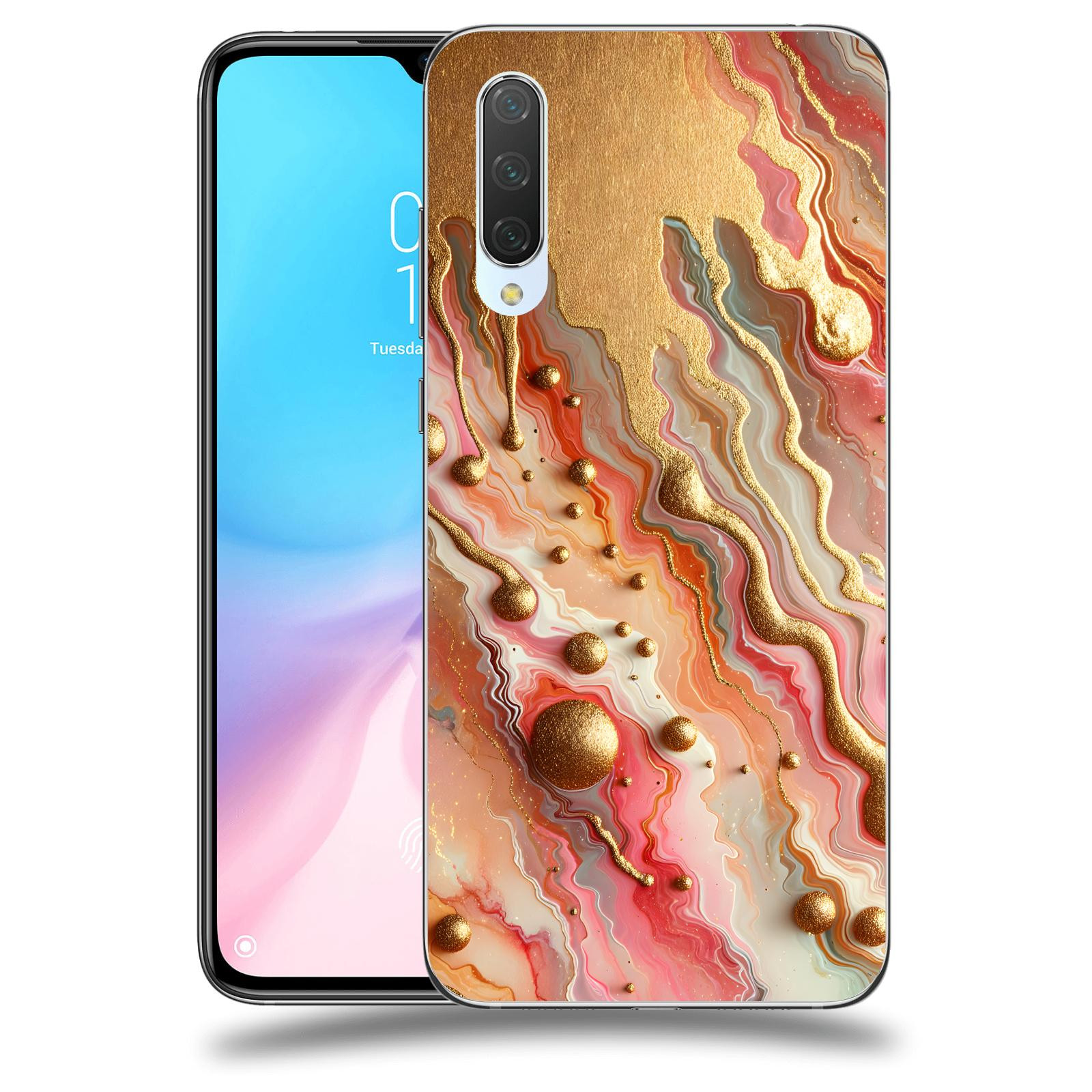 ACOVER Kryt na mobil Xiaomi Mi 9 Lite - Liquid Gold