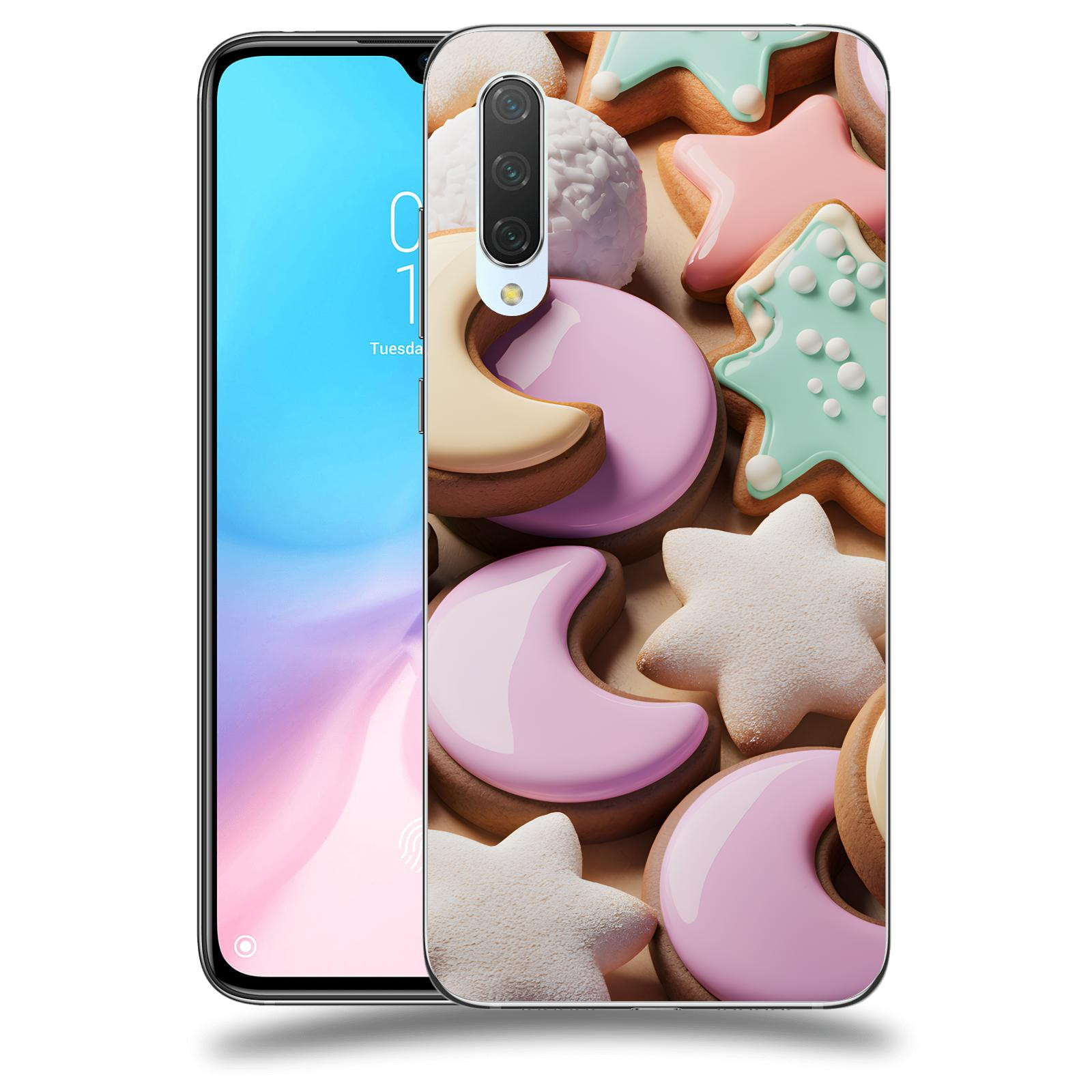 ACOVER Kryt na mobil Xiaomi Mi 9 Lite - Vánoční cukroví