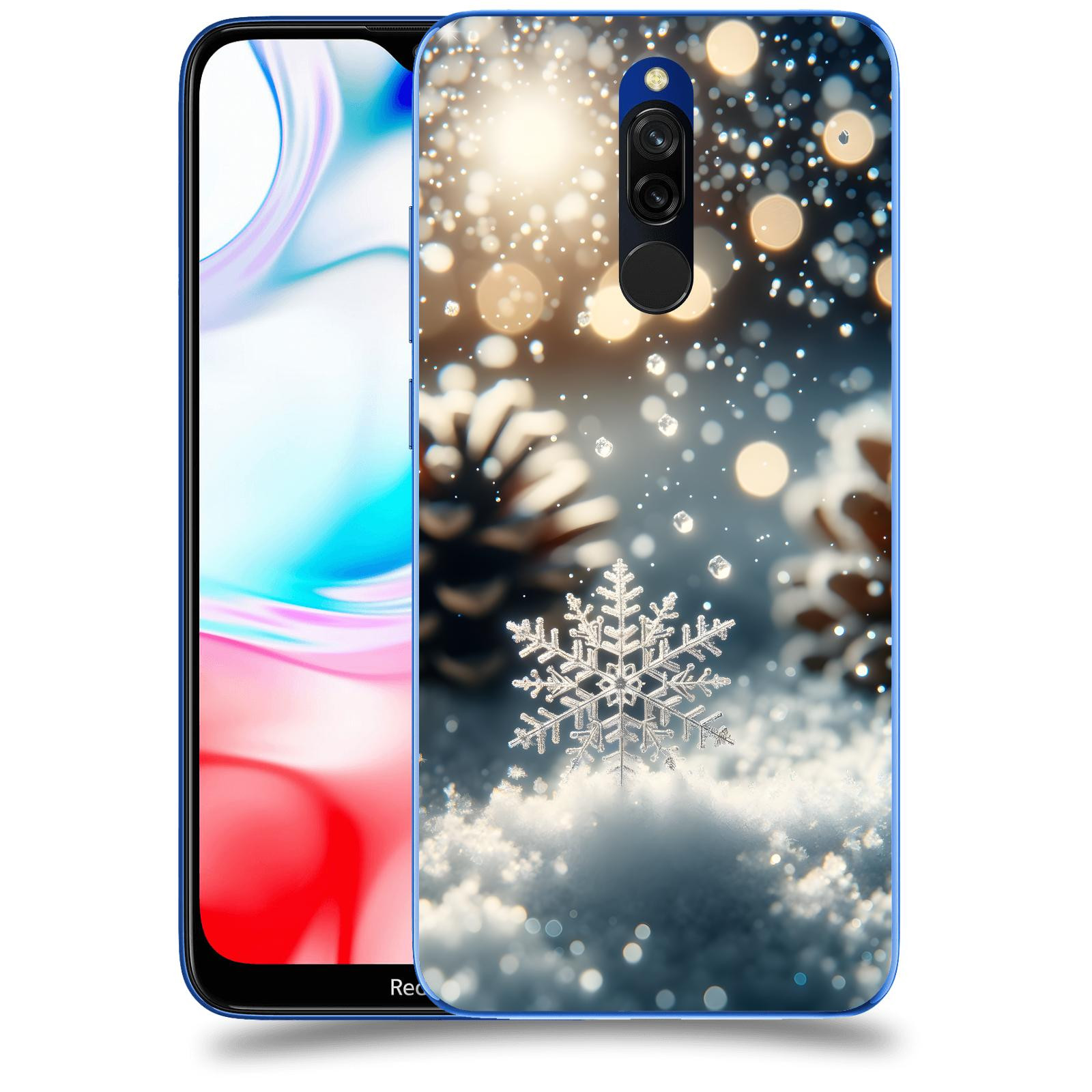 ACOVER Kryt na mobil Xiaomi Redmi 8 - Vločka