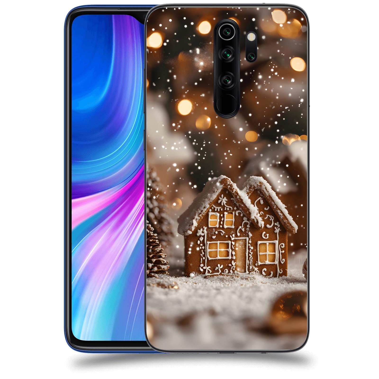 ACOVER Kryt na mobil Xiaomi Redmi Note 8 Pro - Perníková chaloupka