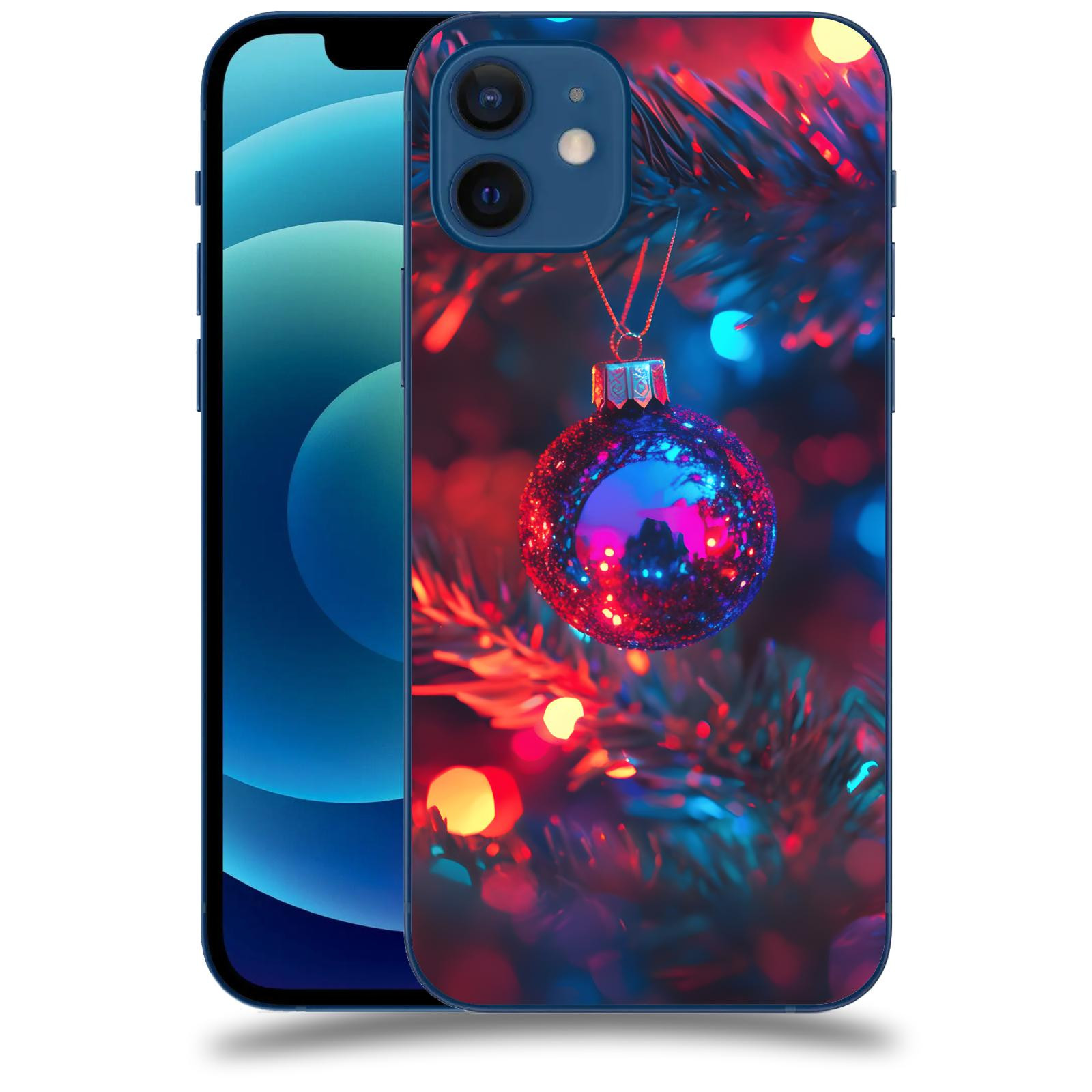 ACOVER Kryt na mobil Apple iPhone 12 - Vánoční ozdoba