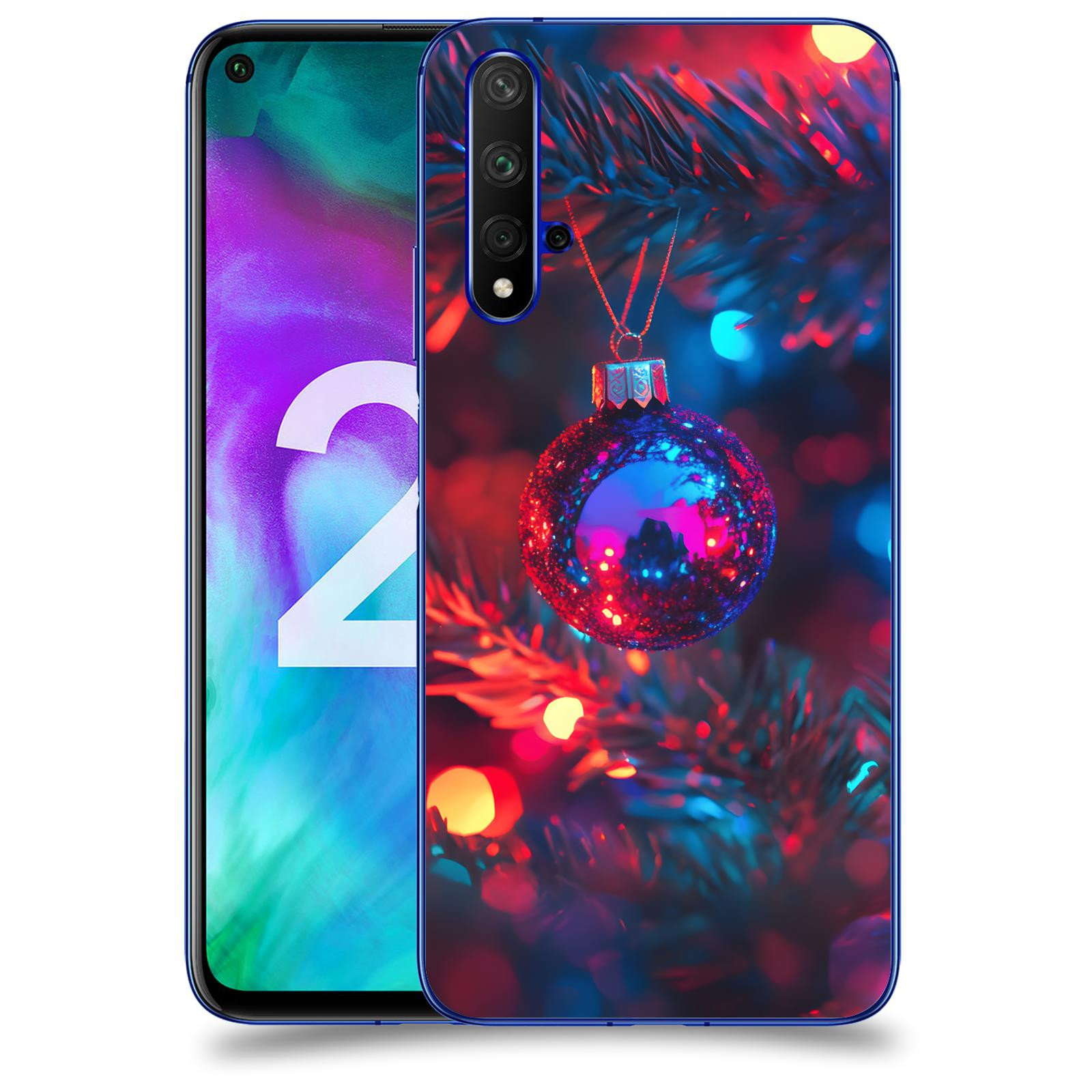 ACOVER Kryt na mobil Honor 20 - Vánoční ozdoba