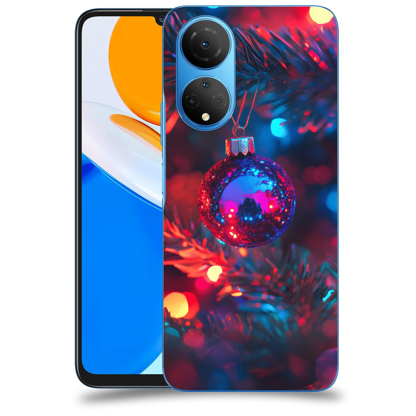 ACOVER Kryt na mobil Honor X7 - Vánoční ozdoba