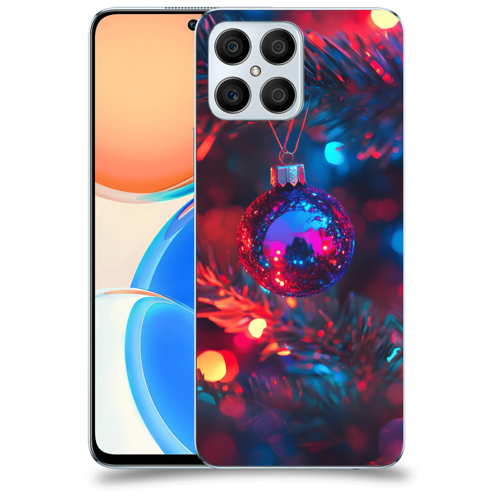 ACOVER Kryt na mobil Honor X8 5G - Vánoční ozdoba