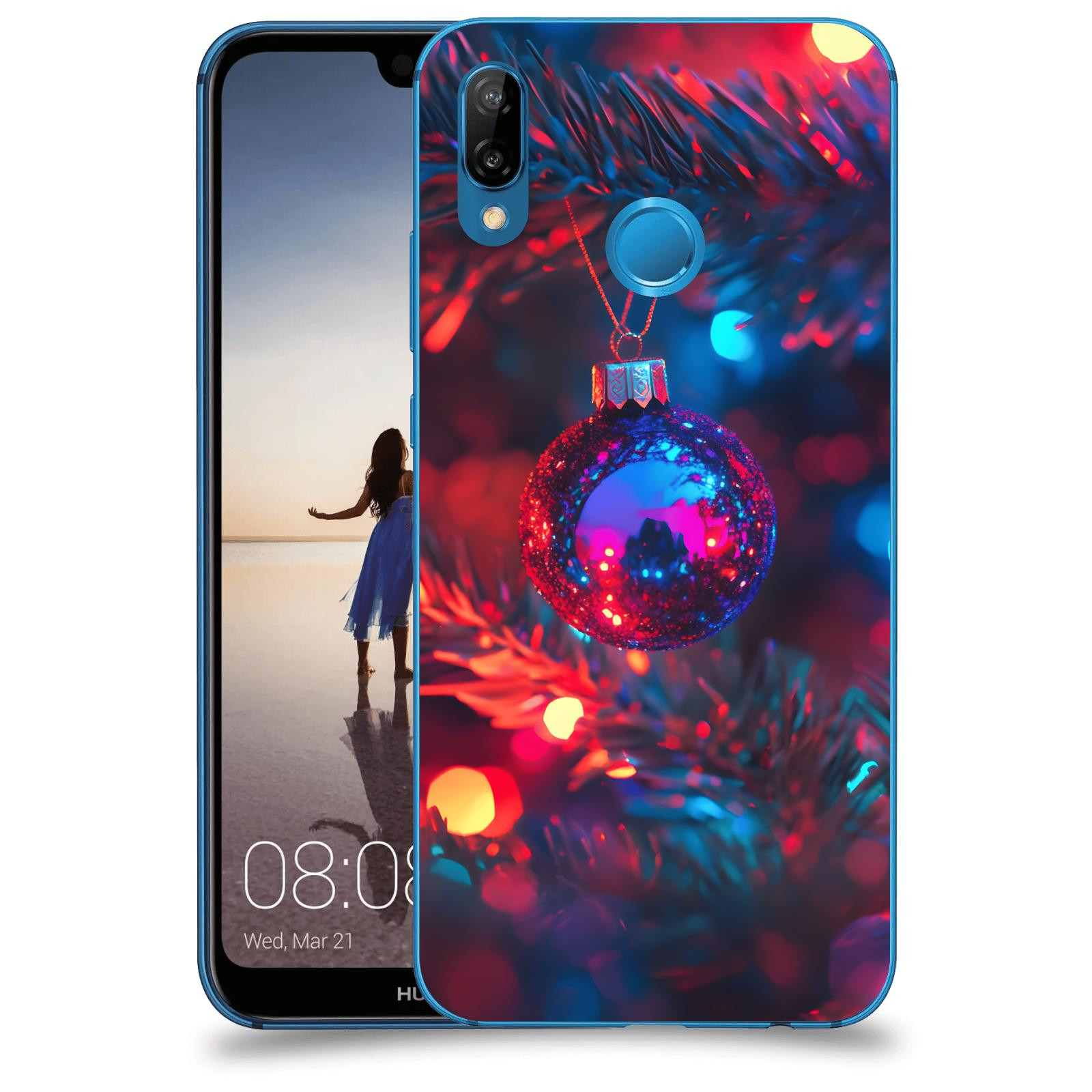 ACOVER Kryt na mobil Huawei P20 Lite - Vánoční ozdoba