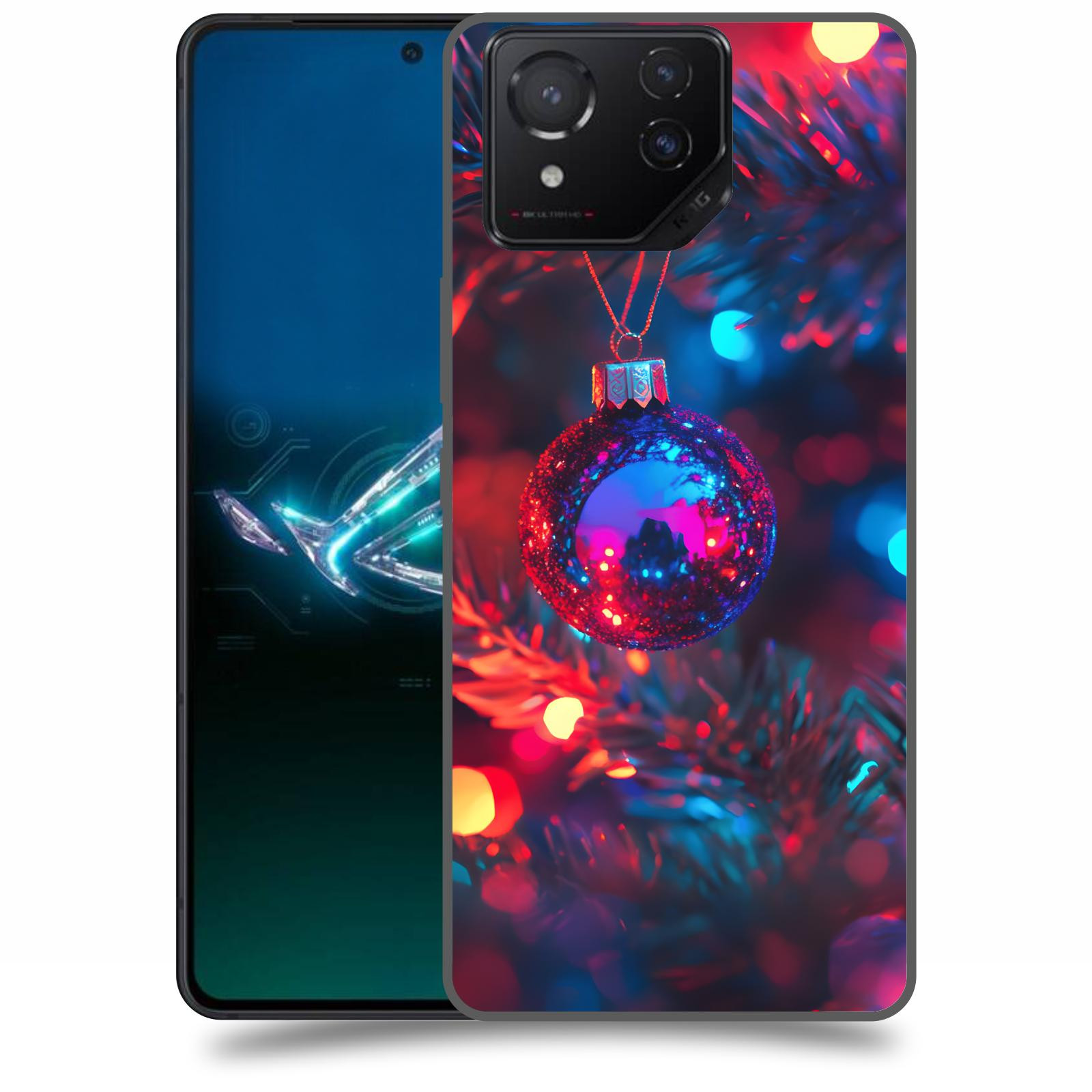 ACOVER Kryt na mobil Asus ROG Phone 8 - Vánoční ozdoba