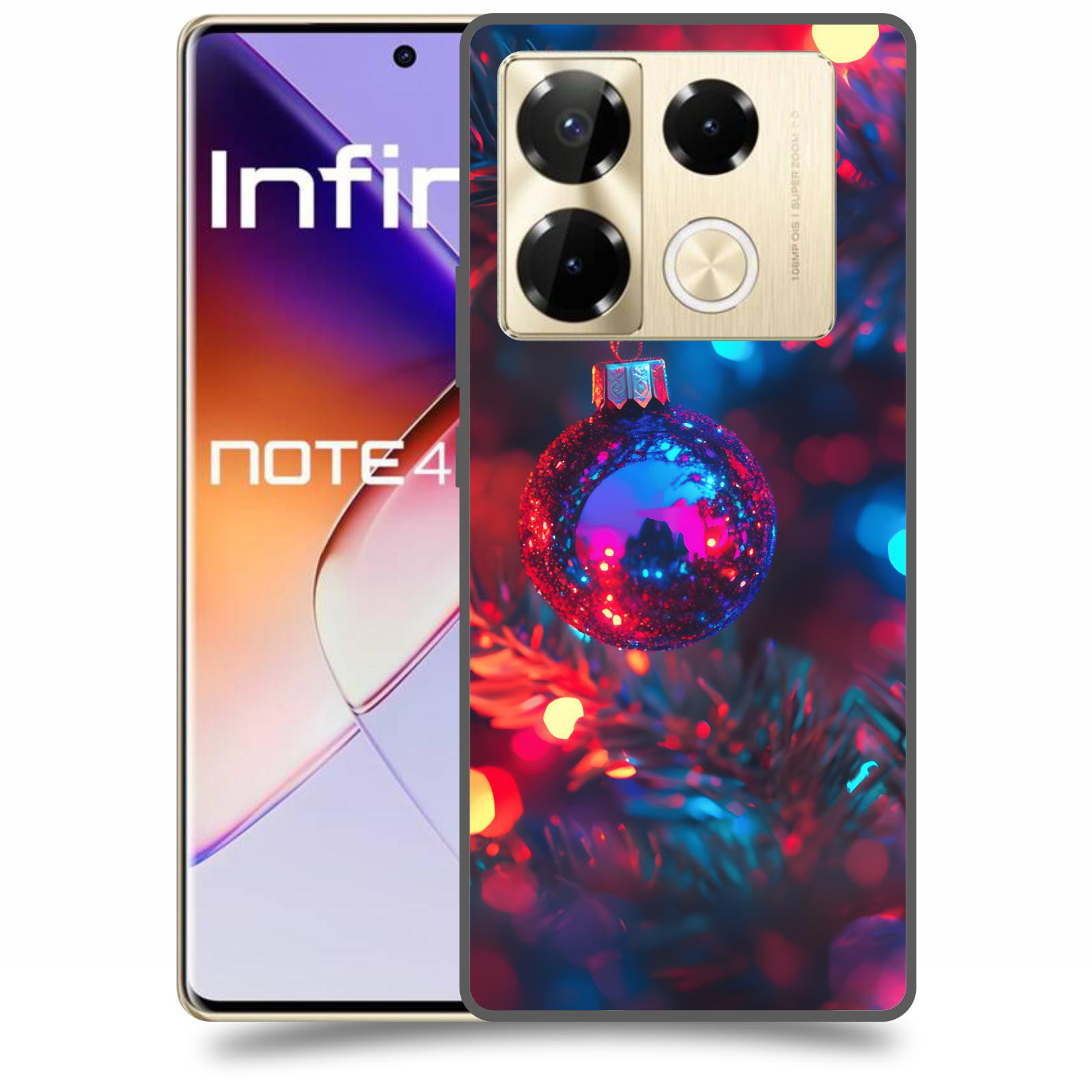 ACOVER Kryt na mobil Infinix Note 40 PRO - Vánoční ozdoba