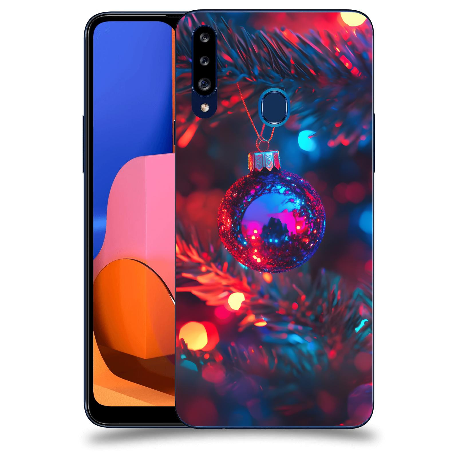 ACOVER Kryt na mobil Samsung Galaxy A20s - Vánoční ozdoba