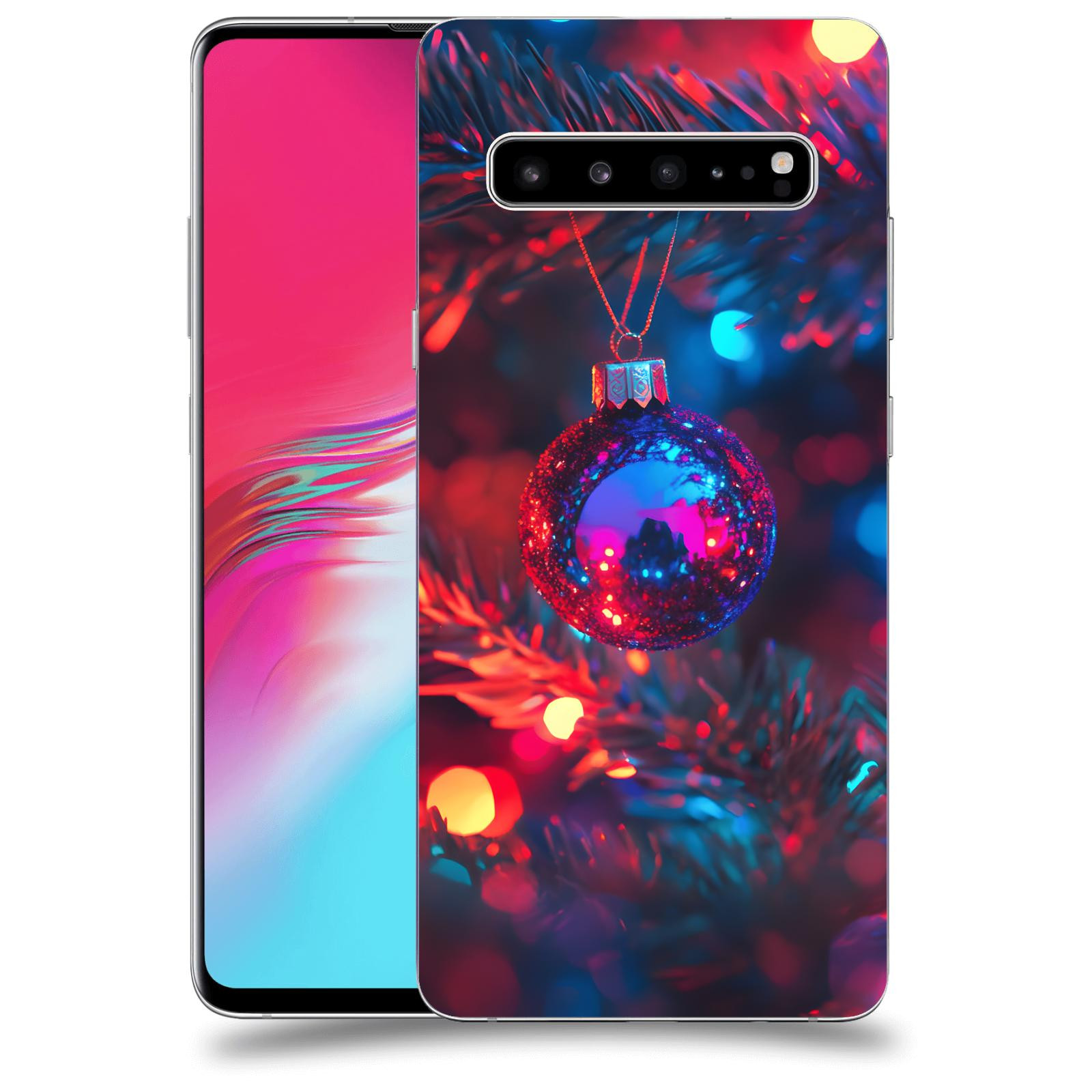 ACOVER Kryt na mobil Samsung Galaxy S10 G973 - Vánoční ozdoba