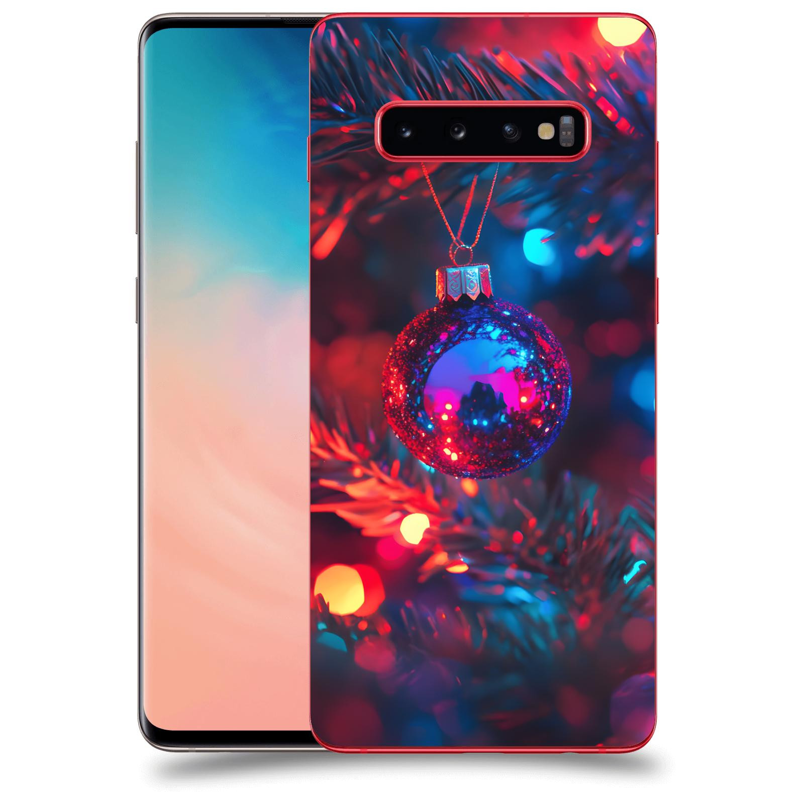 ACOVER Kryt na mobil Samsung Galaxy S10 Plus G975 - Vánoční ozdoba