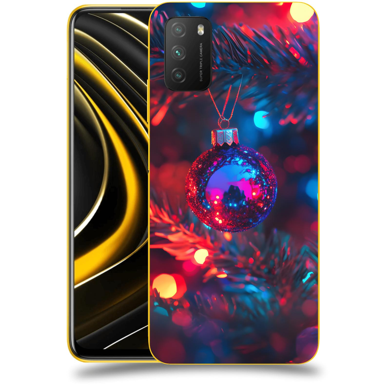 ACOVER Kryt na mobil Xiaomi Poco M3 - Vánoční ozdoba