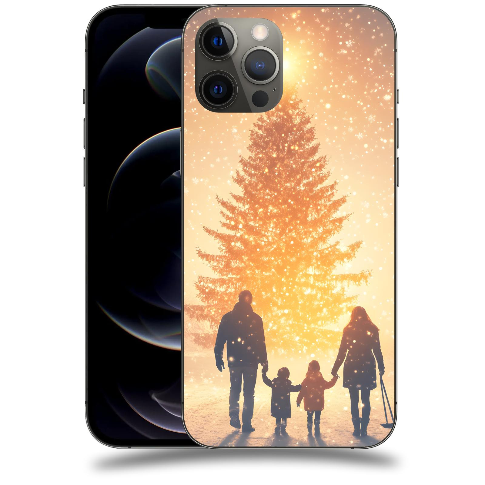 ACOVER Kryt na mobil Apple iPhone 12 Pro Max - Family at the Christmas tree