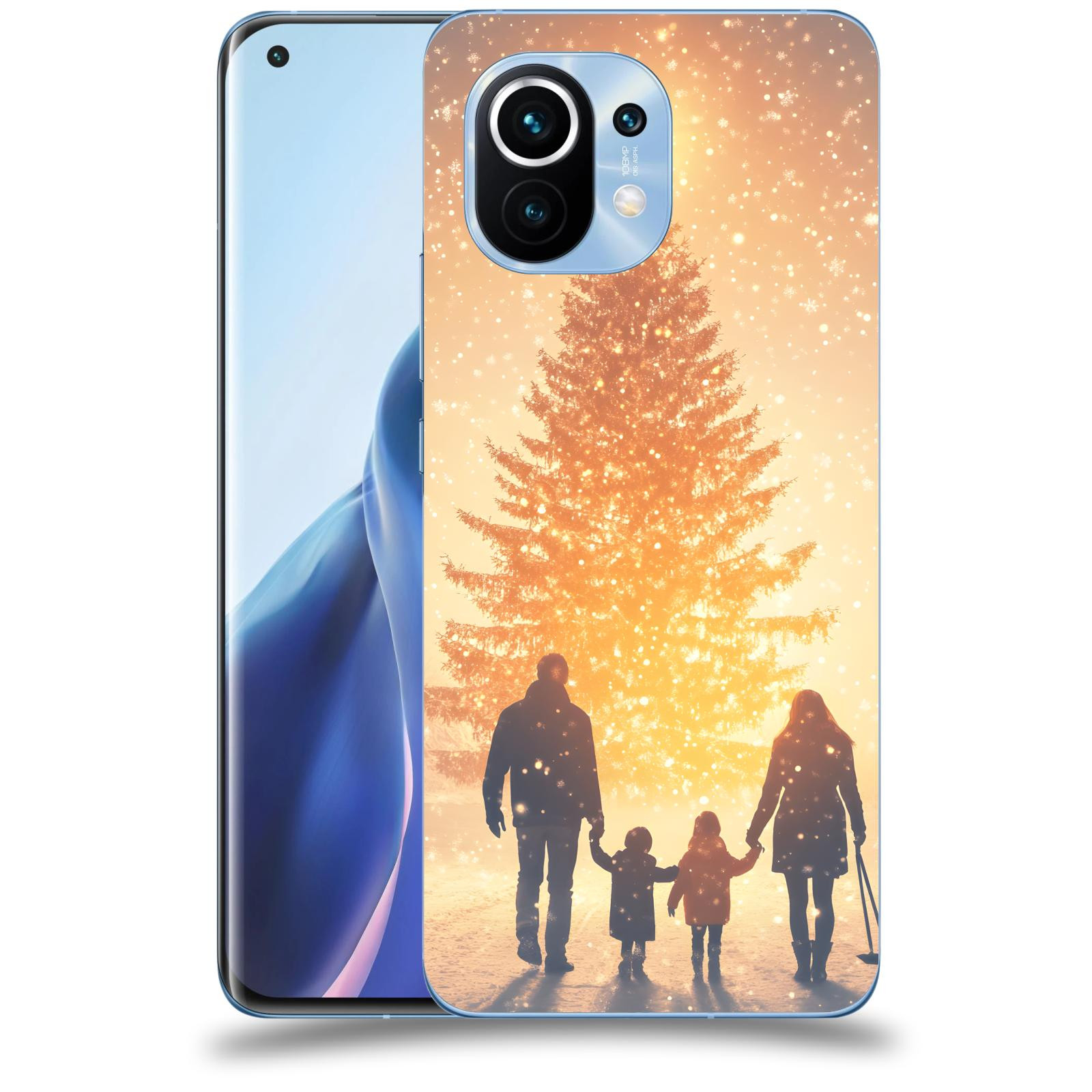 ACOVER Kryt na mobil Xiaomi Mi 11 - Family at the Christmas tree