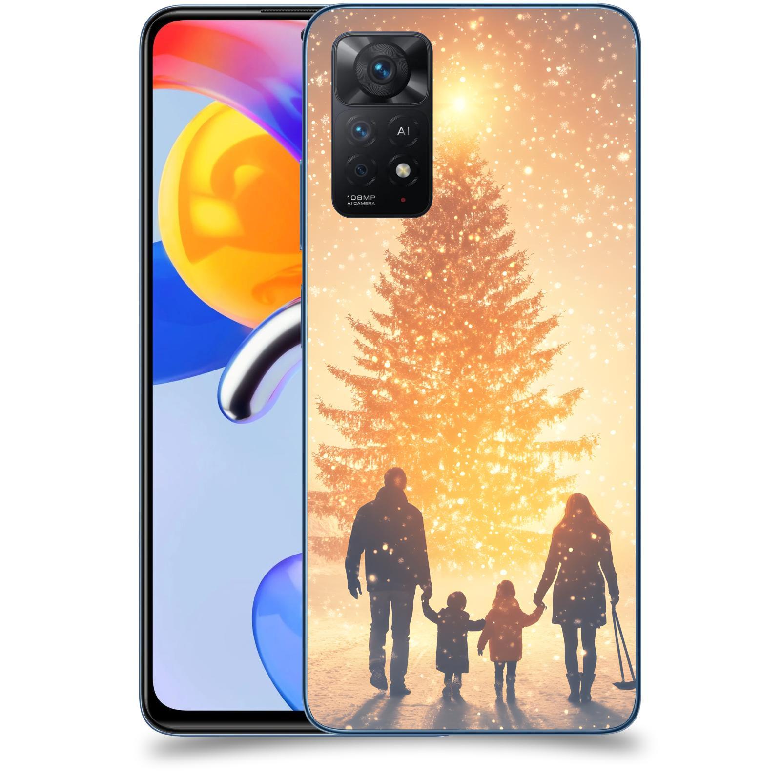ACOVER Kryt na mobil Xiaomi Redmi Note 11 Pro 5G - Family at the Christmas tree