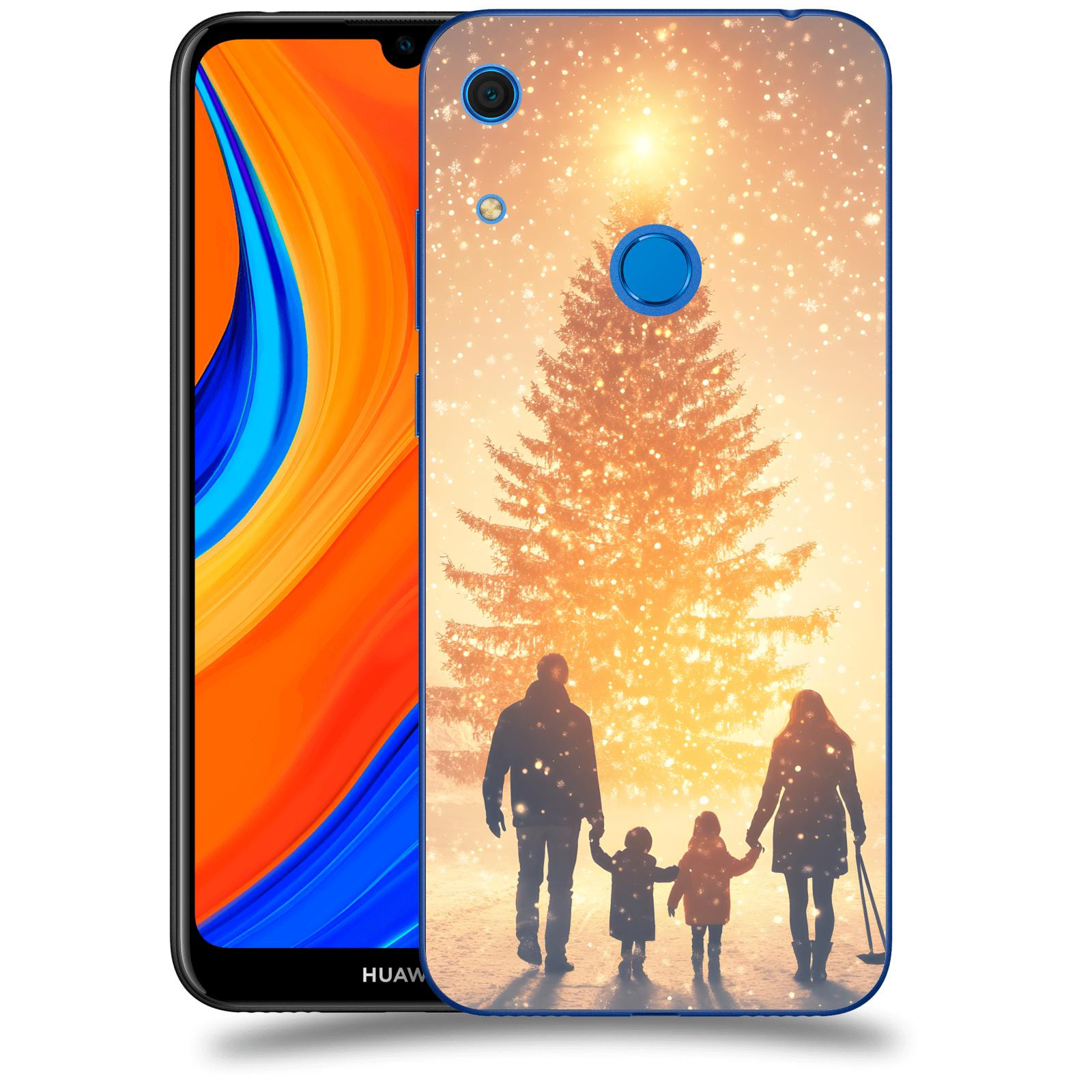 ACOVER Kryt na mobil Huawei Y6S - Family at the Christmas tree