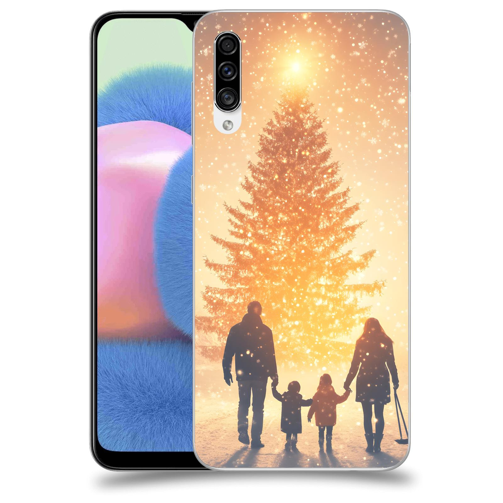 ACOVER Kryt na mobil Samsung Galaxy A30s A307F - Family at the Christmas tree