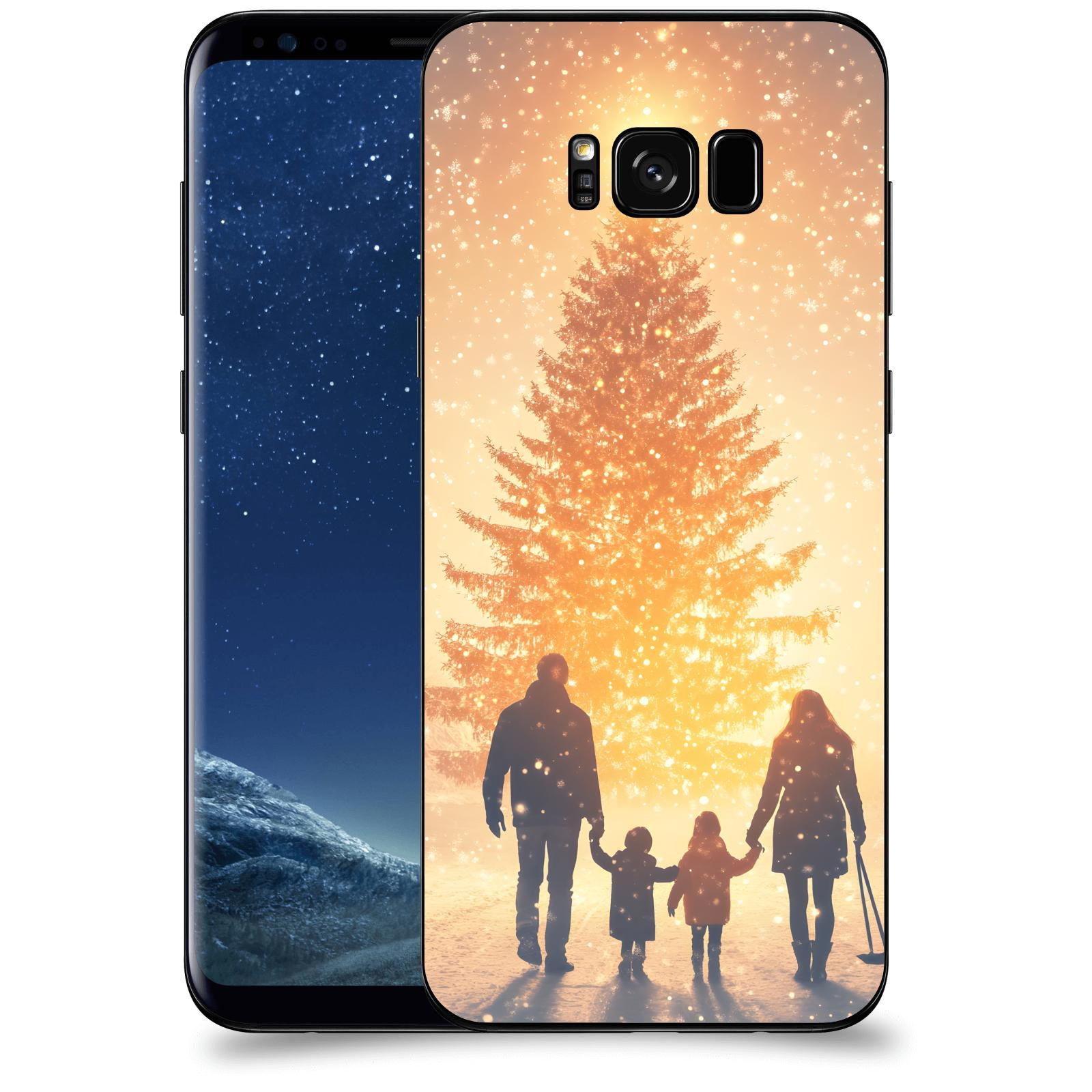 ACOVER Kryt na mobil Samsung Galaxy S8+ G955F - Family at the Christmas tree