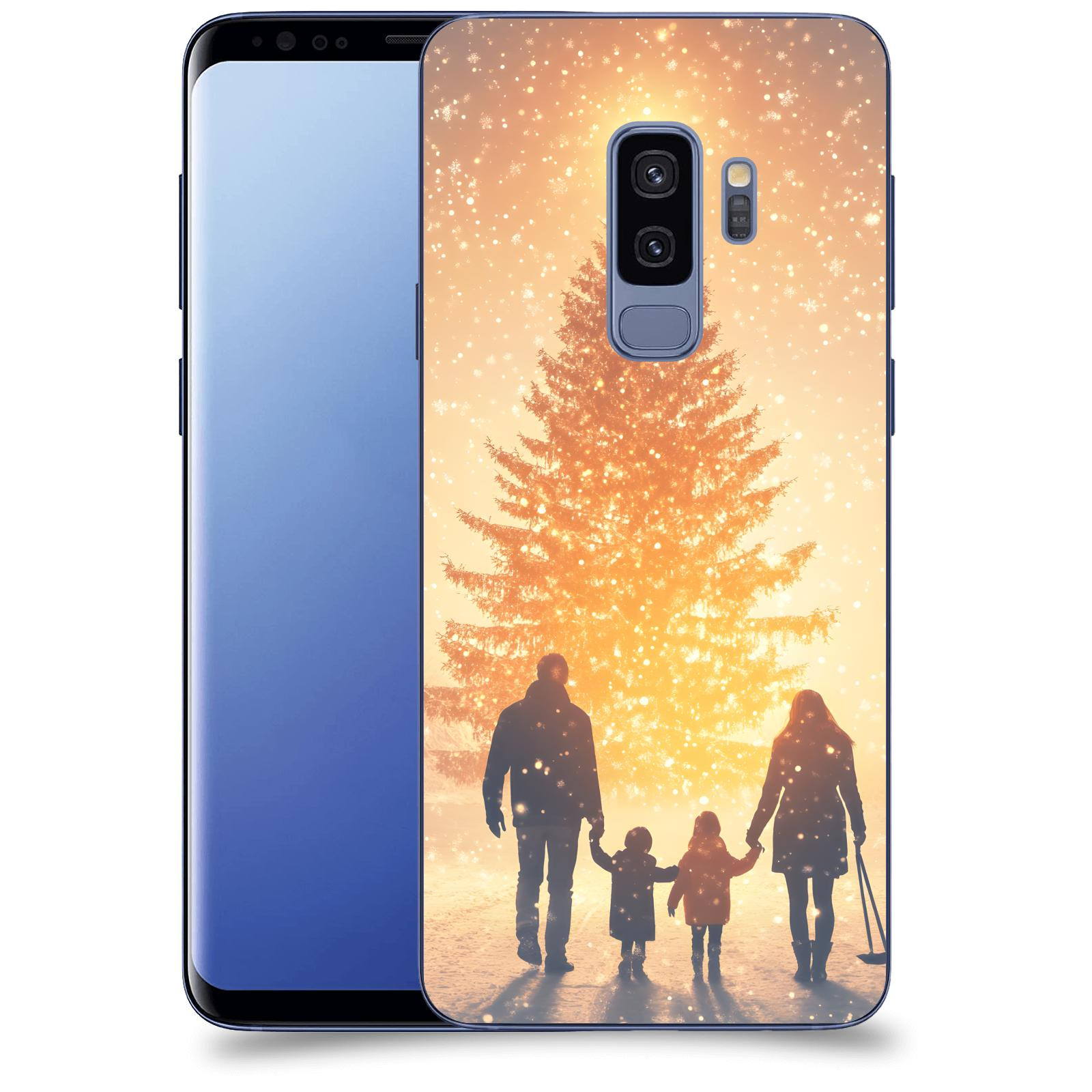 ACOVER Kryt na mobil Samsung Galaxy S9 Plus G965F - Family at the Christmas tree