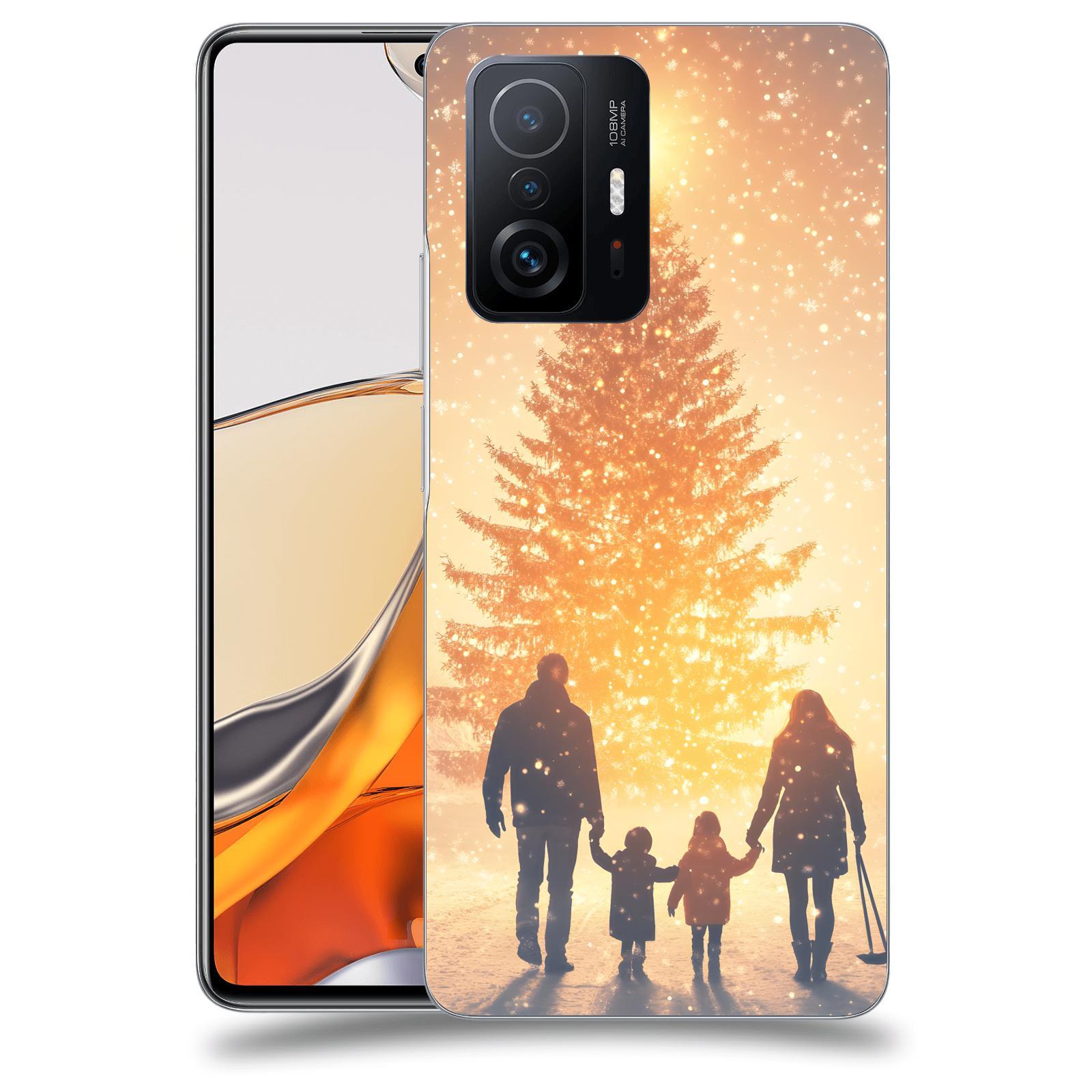 ACOVER Kryt na mobil Xiaomi 11T Pro - Family at the Christmas tree