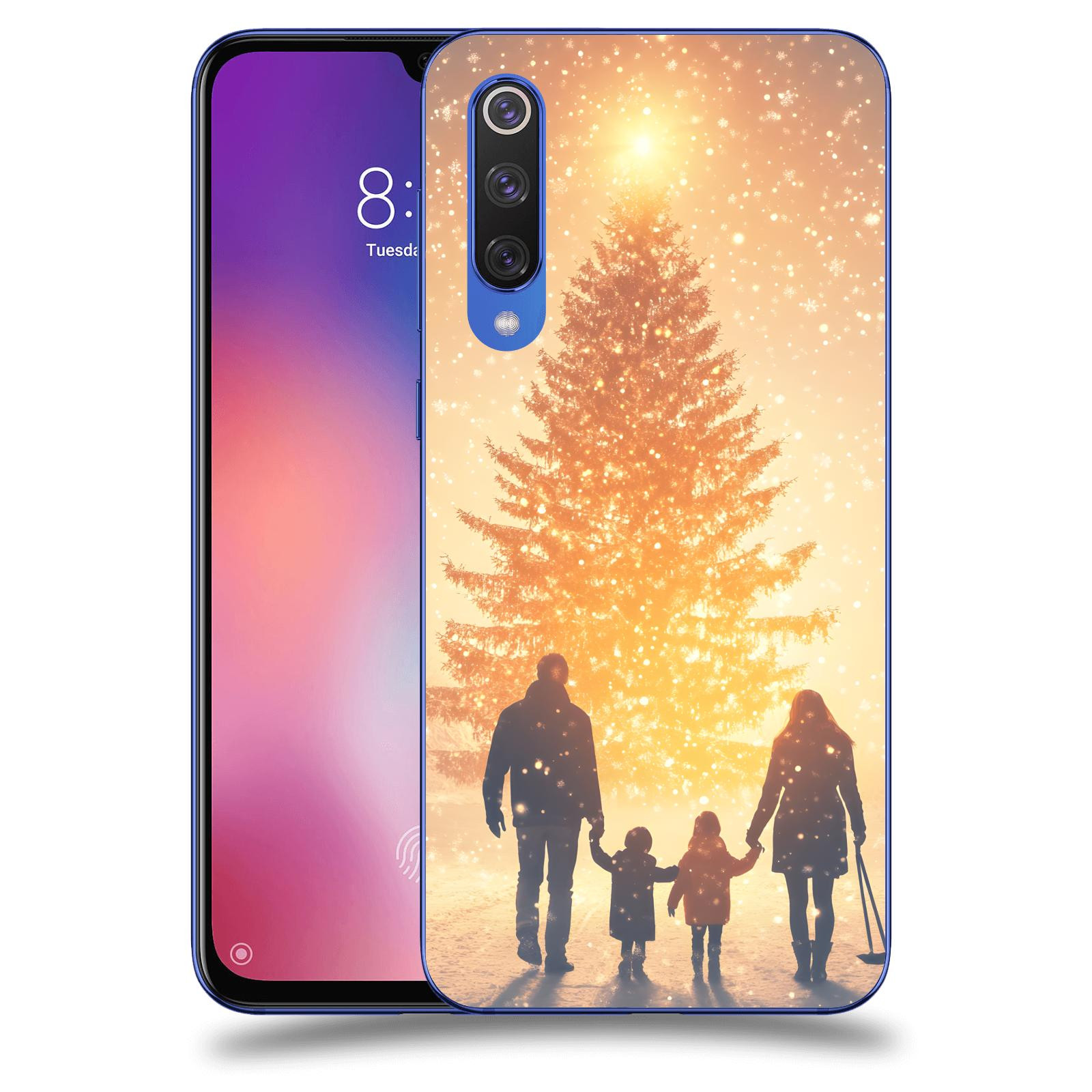 ACOVER Kryt na mobil Xiaomi Mi 9 SE - Family at the Christmas tree