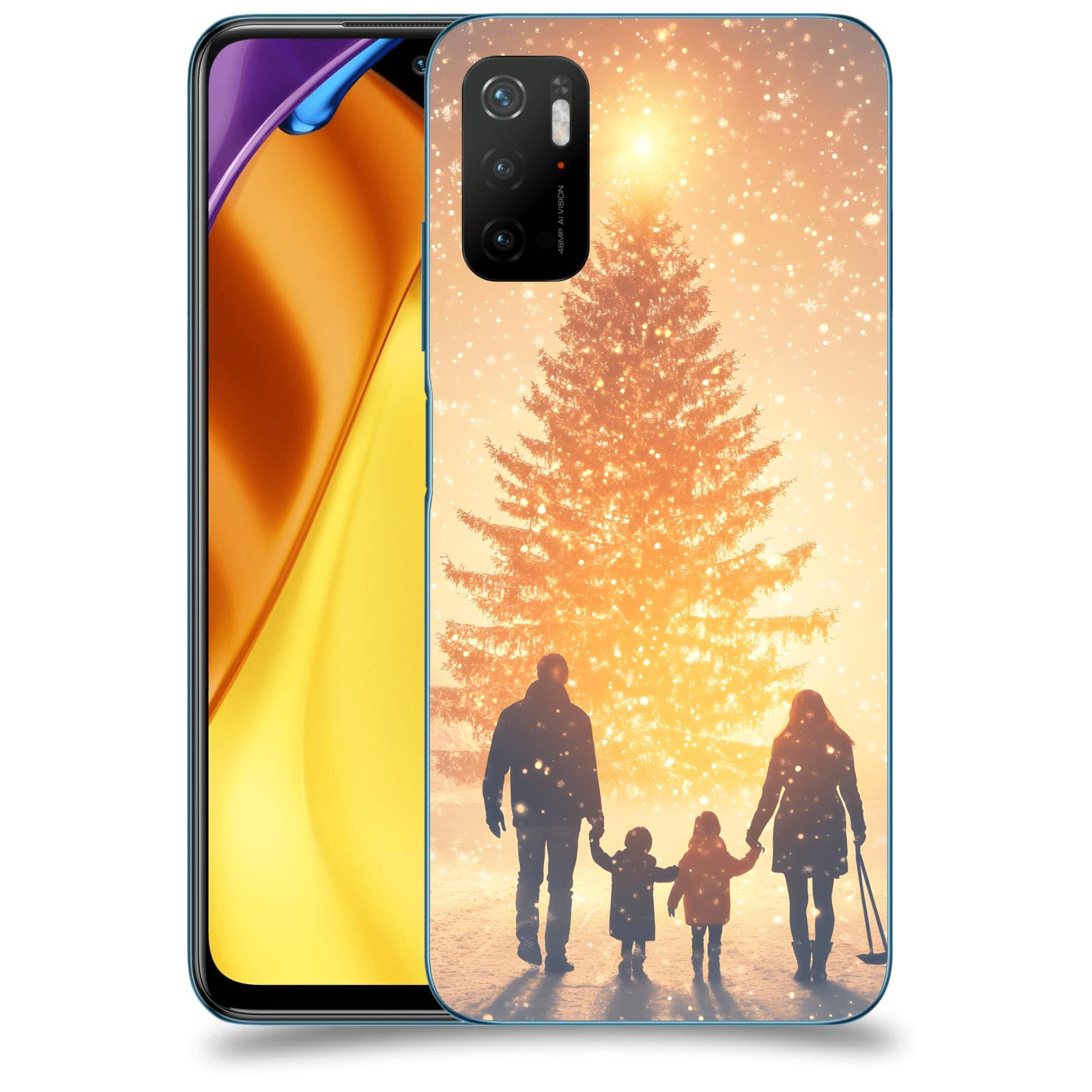 ACOVER Kryt na mobil Xiaomi Poco M3 Pro 5G - Family at the Christmas tree