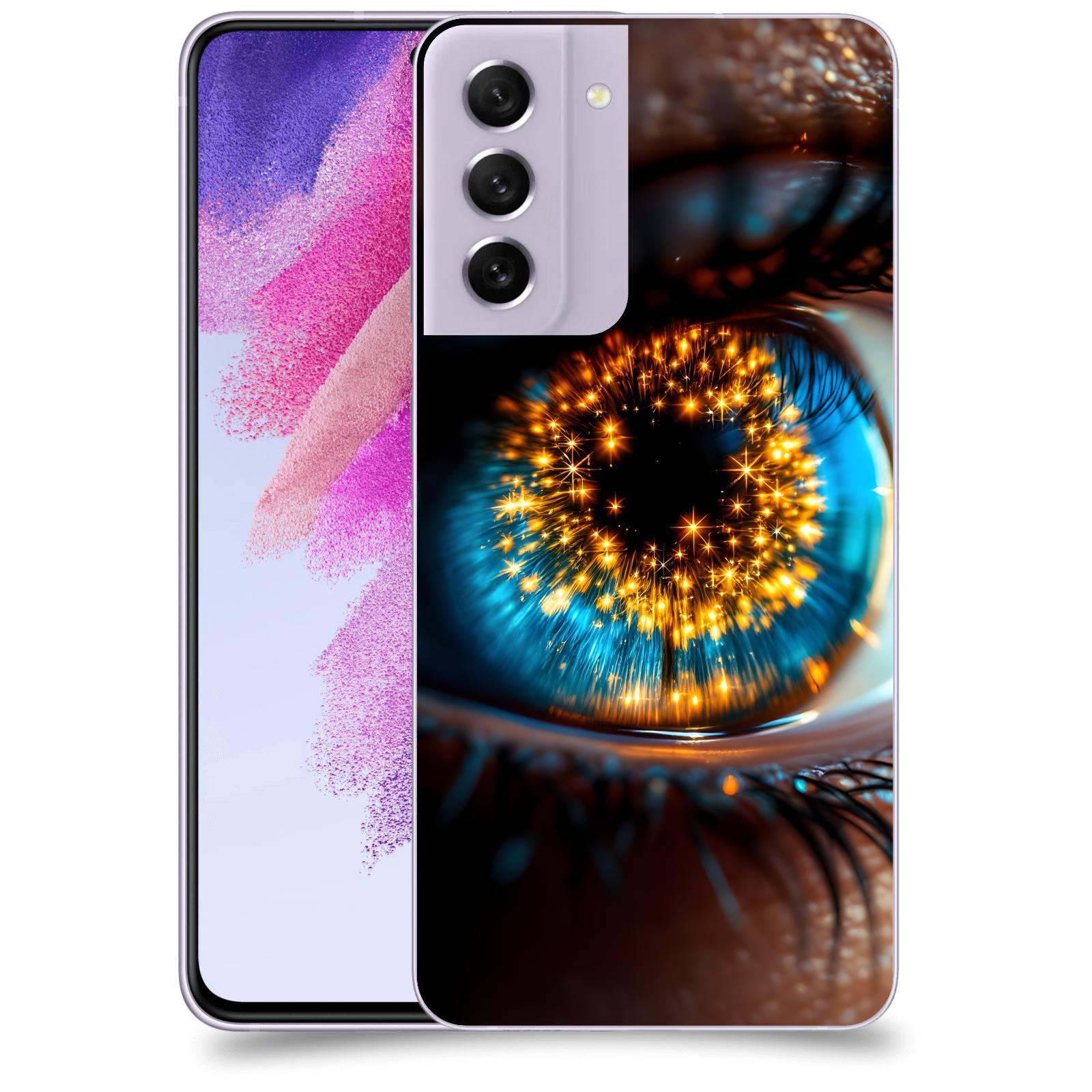 ACOVER Kryt na mobil Samsung Galaxy S21 FE 5G - Sparkle in the eye