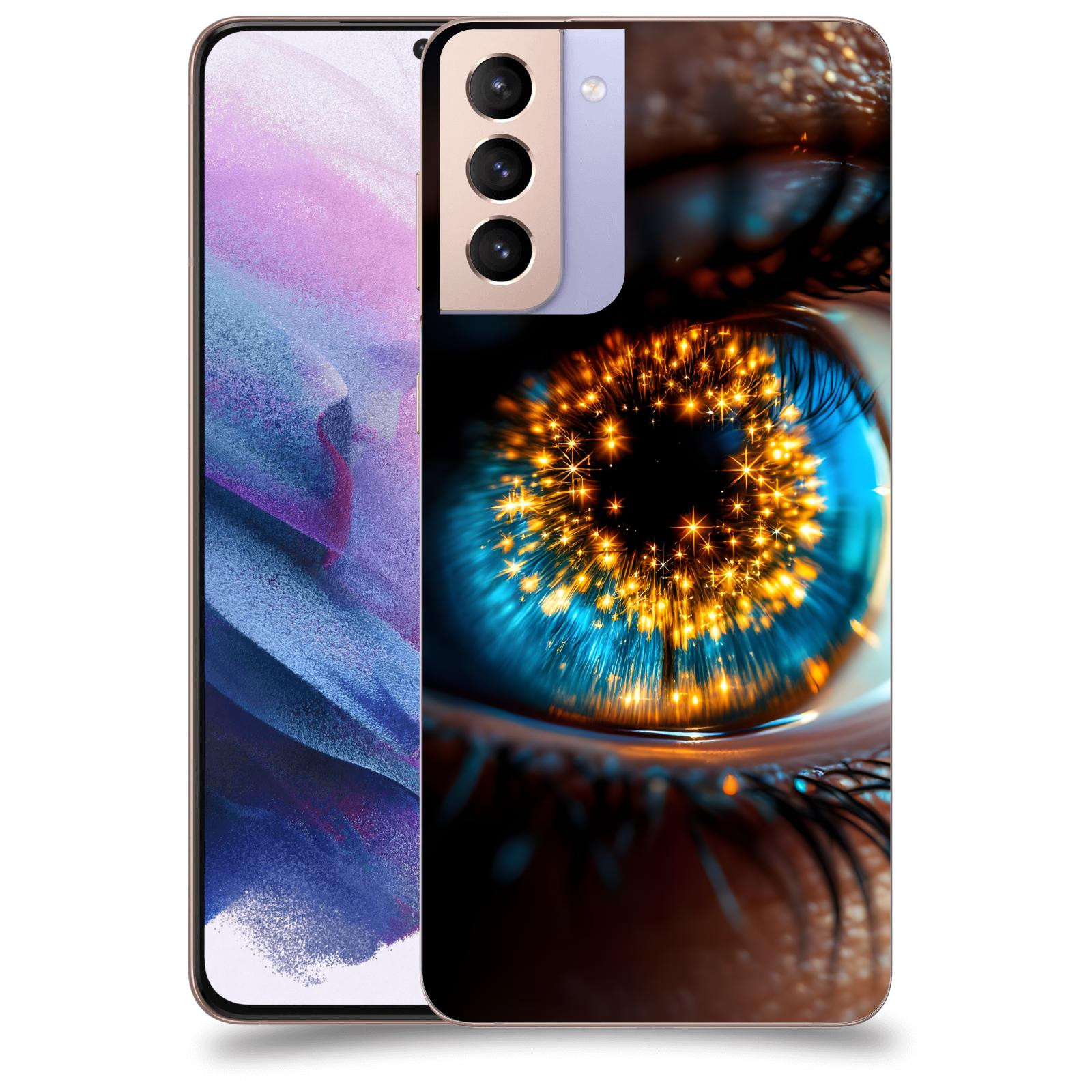 ACOVER Kryt na mobil Samsung Galaxy S21+ G996F - Sparkle in the eye