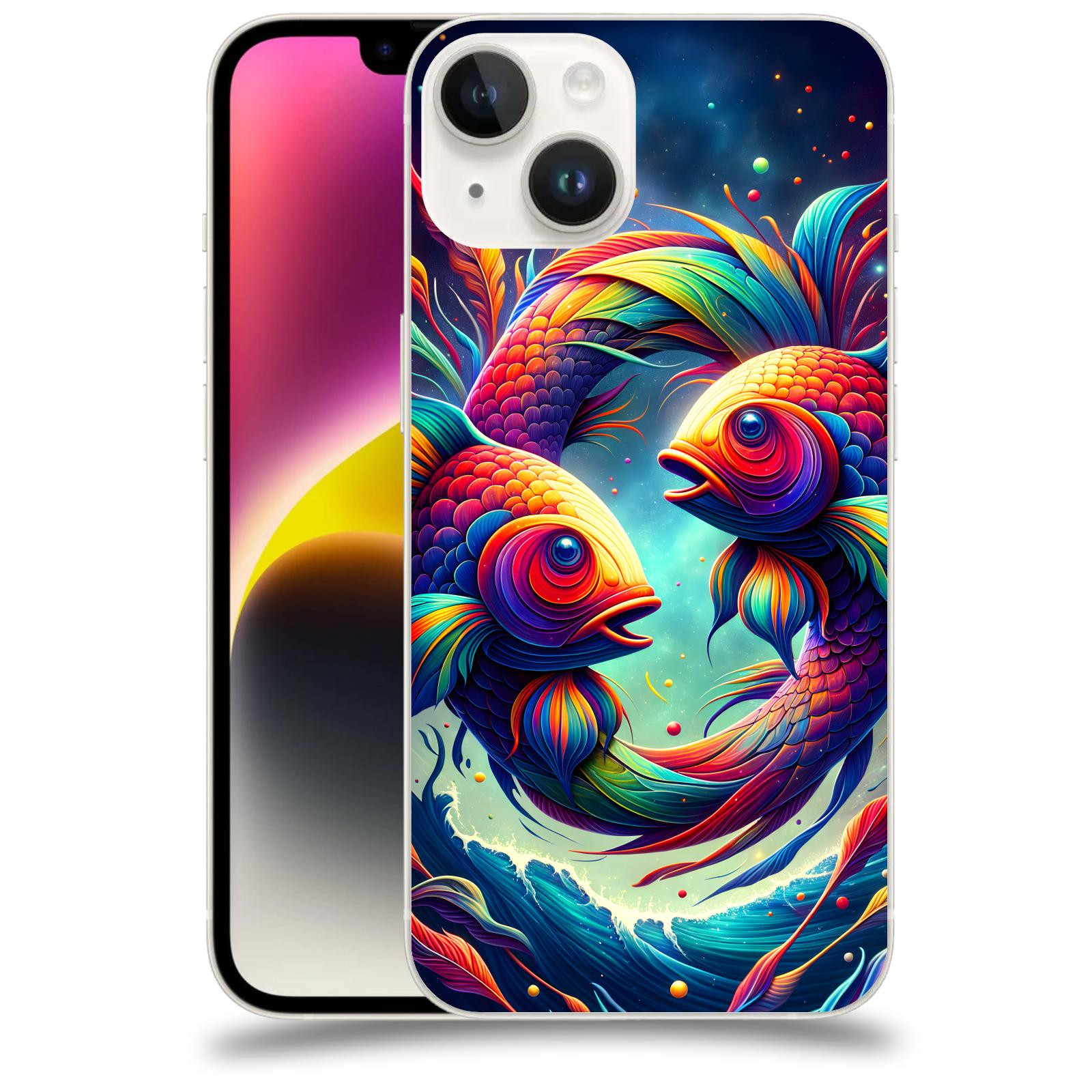 ACOVER Kryt na mobil Apple iPhone 14 - Ryby