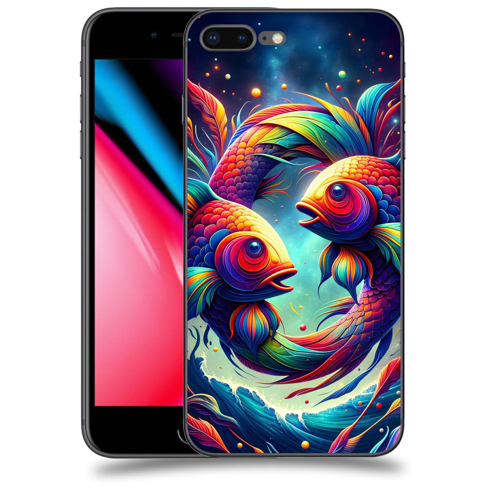 ACOVER Kryt na mobil Apple iPhone 8 Plus - Ryby